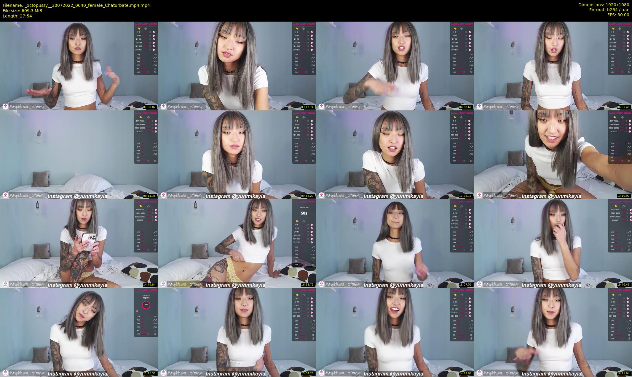 _octopussy_ — 28 minute Chaturbate female cam show recording, 1080p, Jul 30, 2022