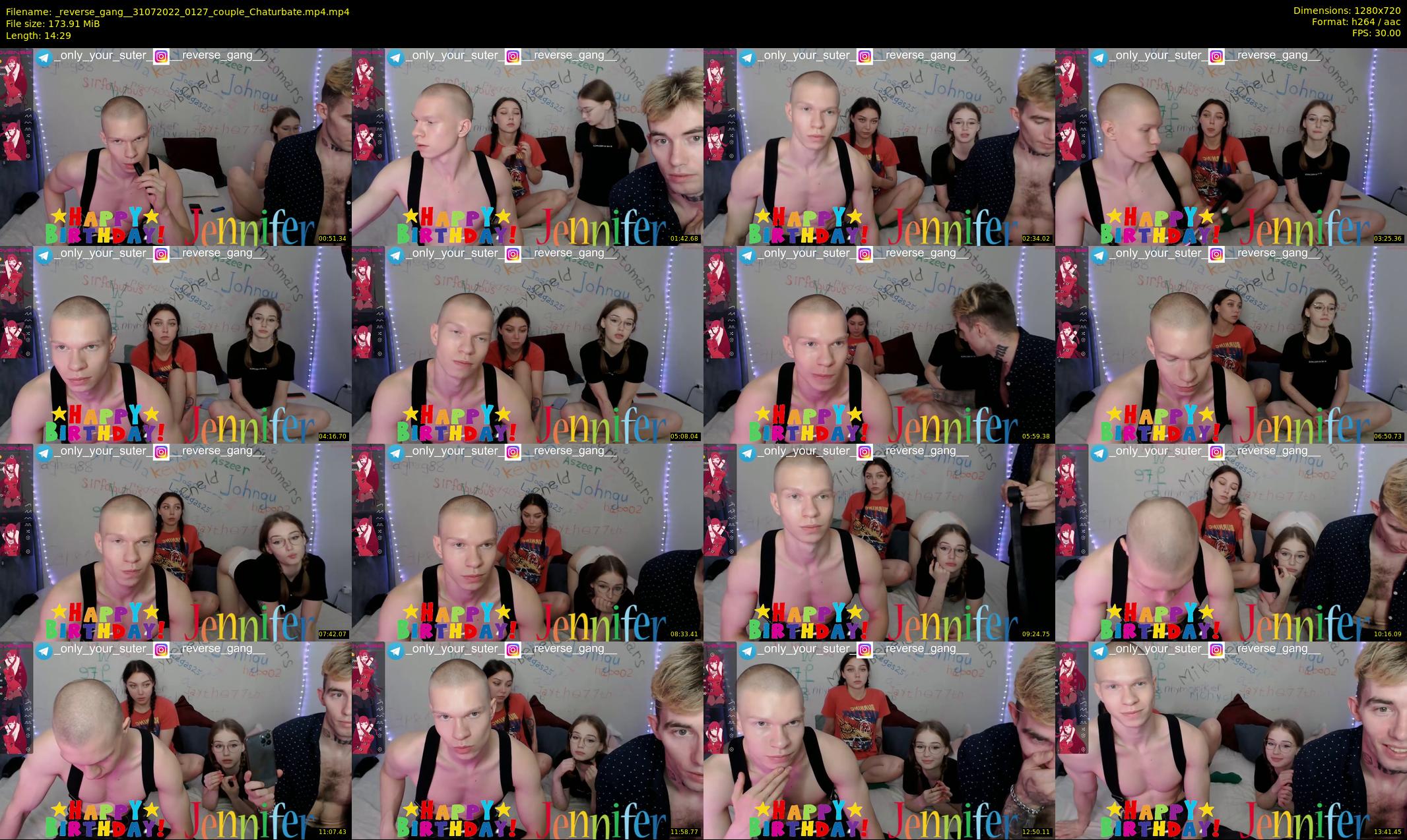 _reverse_gang_ — 15 minute Chaturbate couple cam show recording, 720p, Jul 31, 2022