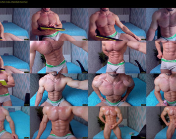 adam_muscle_ — 54 minute Chaturbate male cam show recording, 1080p, Jul 31, 2022