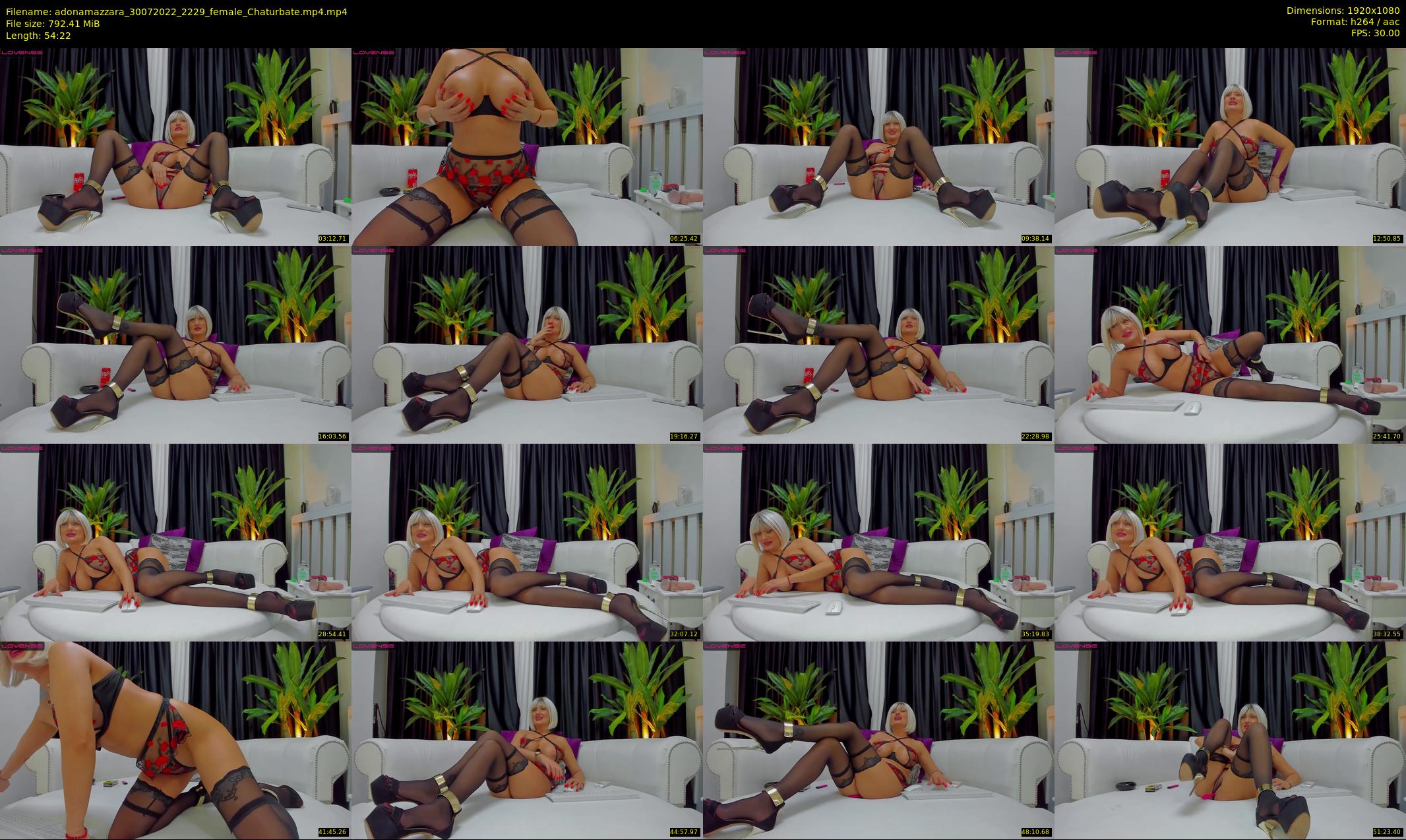 adonamazzara — 55 minute Chaturbate female cam show recording, 1080p, Jul 30, 2022