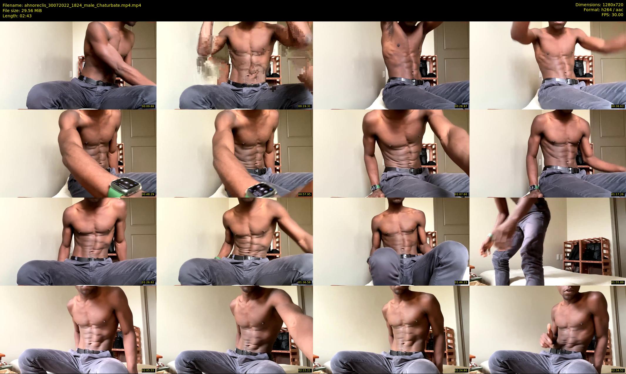 ahnoreclis — 3 minute Chaturbate male cam show recording, 720p, Jul 30, 2022