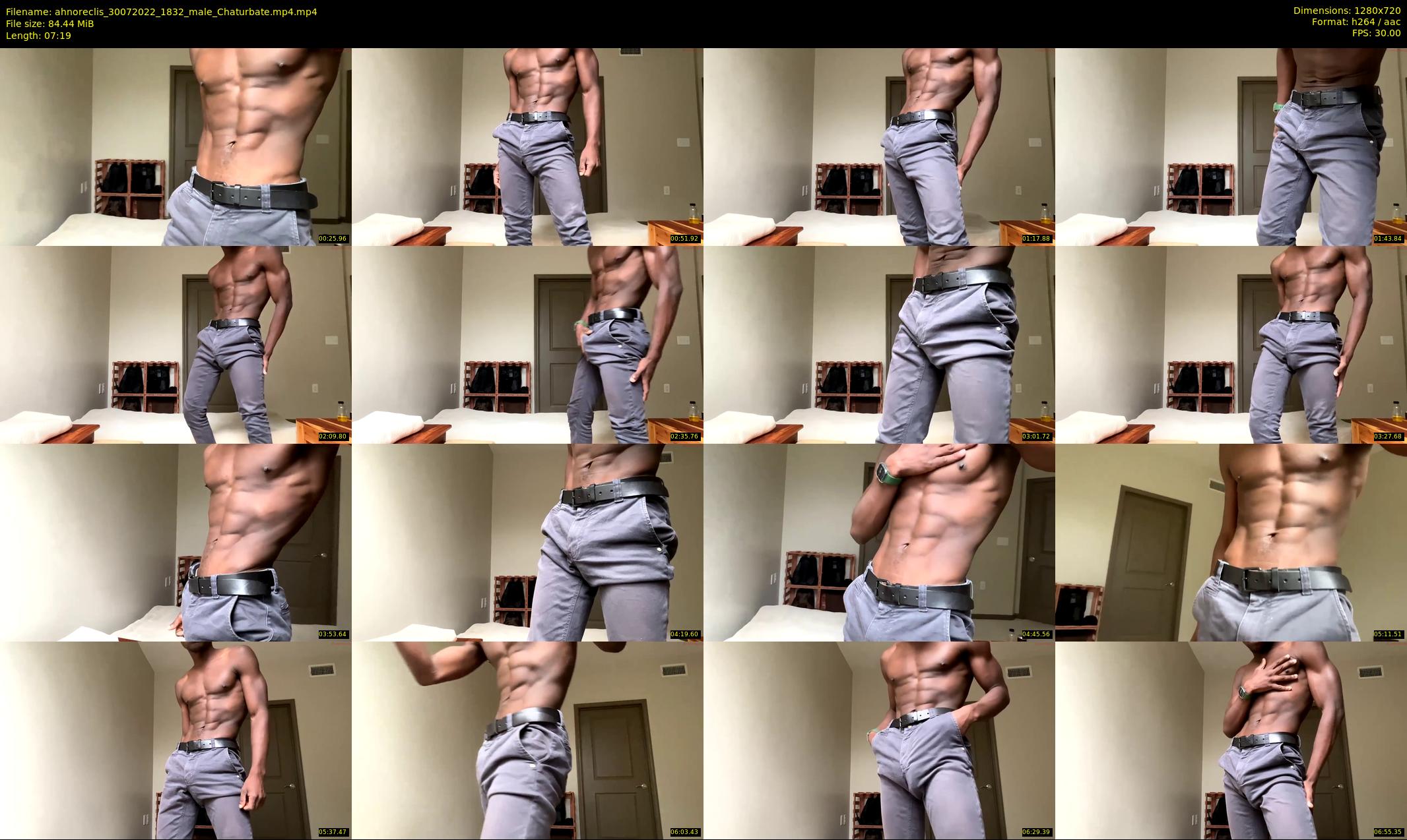 ahnoreclis — 8 minute Chaturbate male cam show recording, 720p, Jul 30, 2022