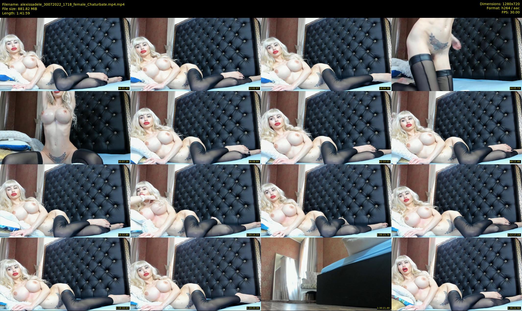 alexissadele — 102 minute Chaturbate female cam show recording, 720p, Jul 30, 2022