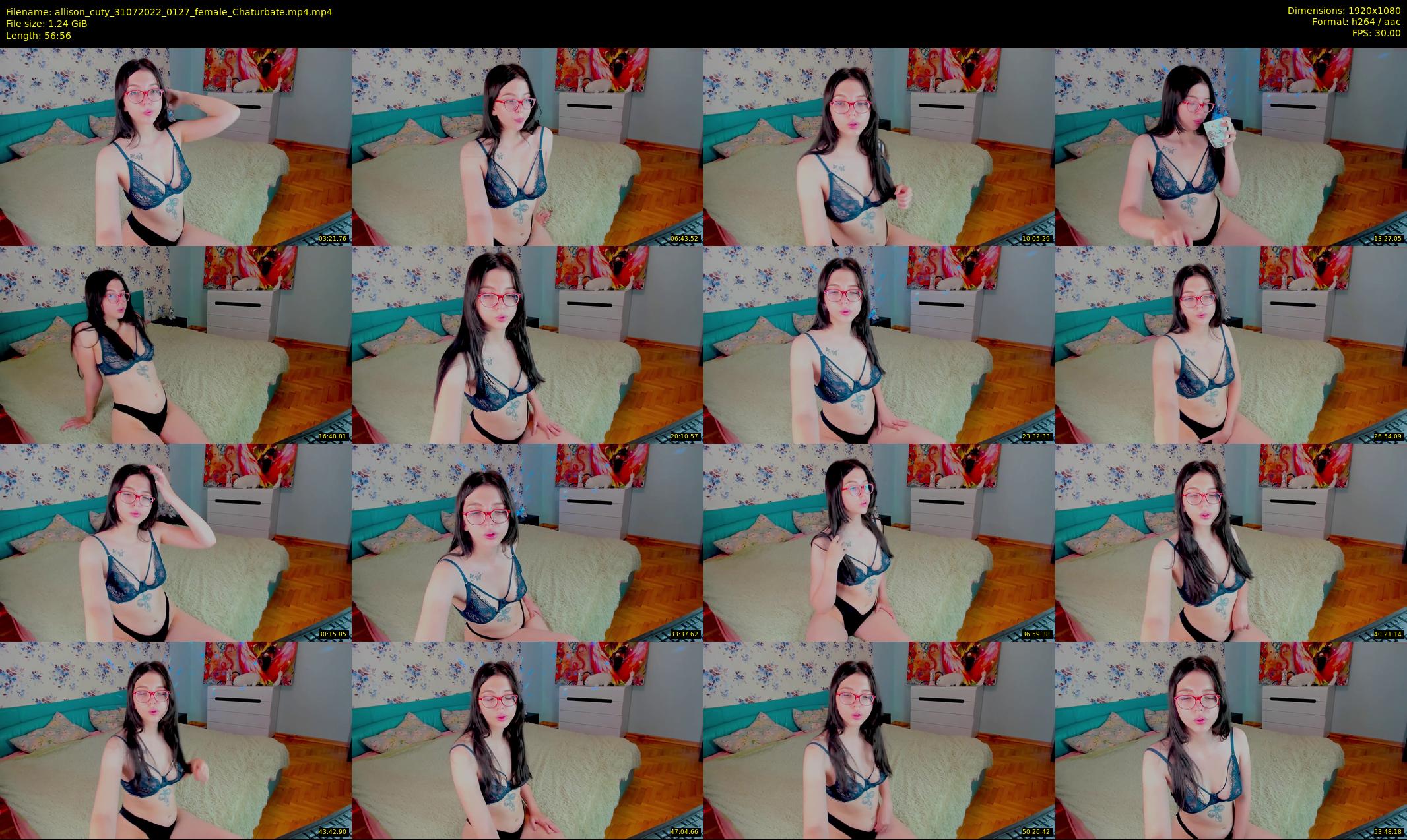allison_cuty — 57 minute Chaturbate female cam show recording, 1080p, Jul 31, 2022