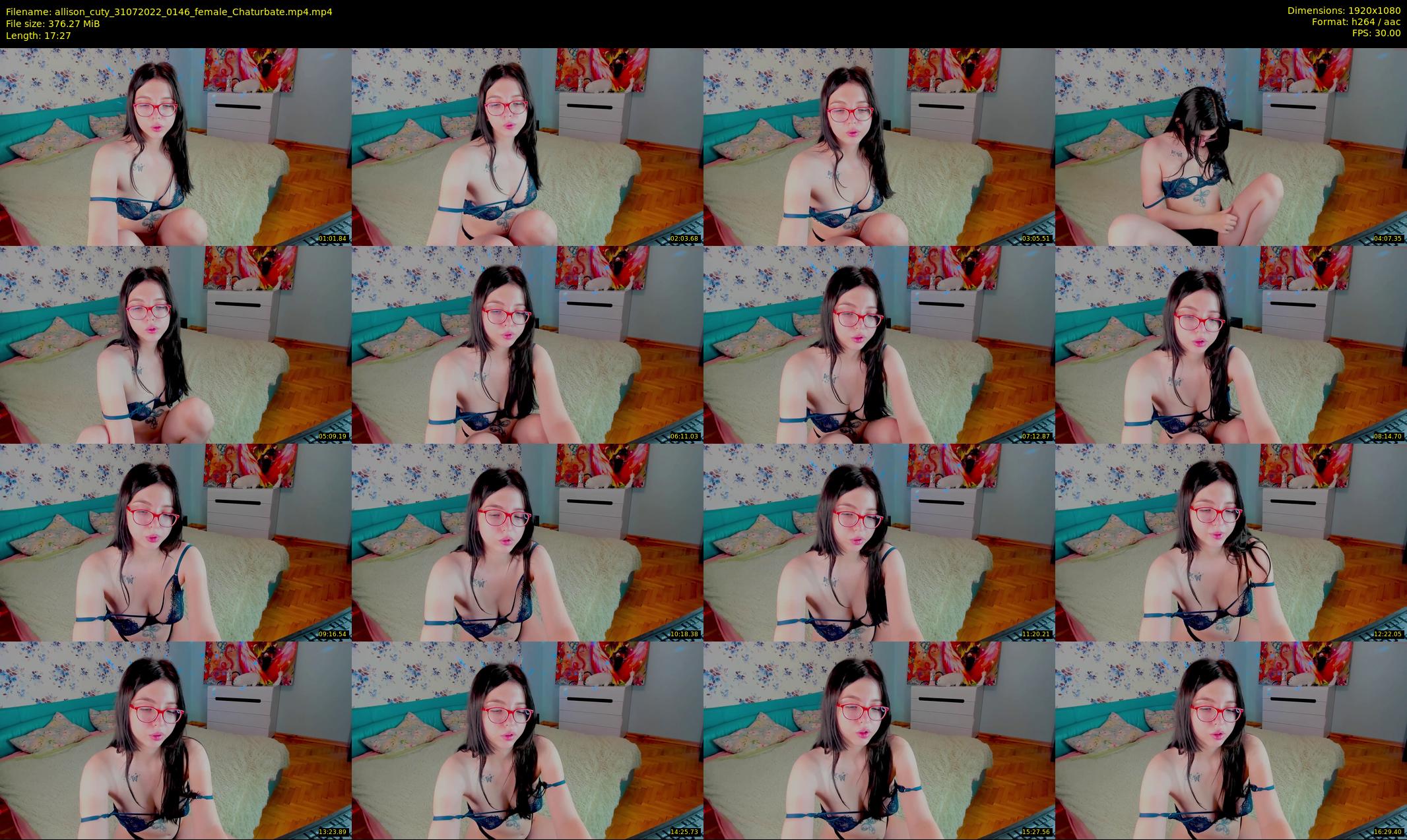 allison_cuty — 18 minute Chaturbate female cam show recording, 1080p, Jul 31, 2022
