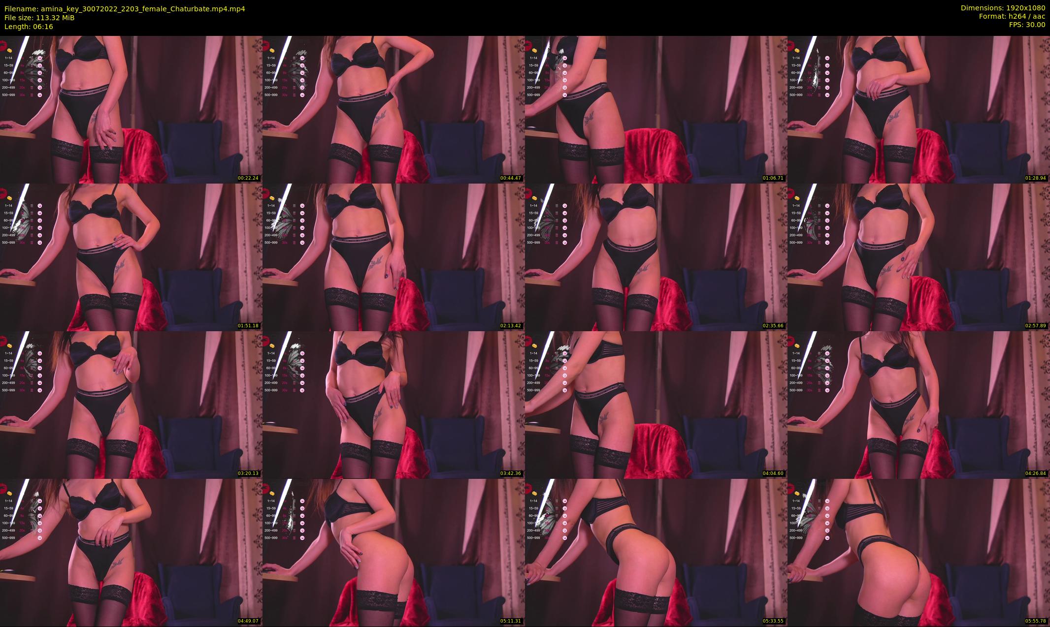 amina_key — 7 minute Chaturbate female cam show recording, 1080p, Jul 30, 2022