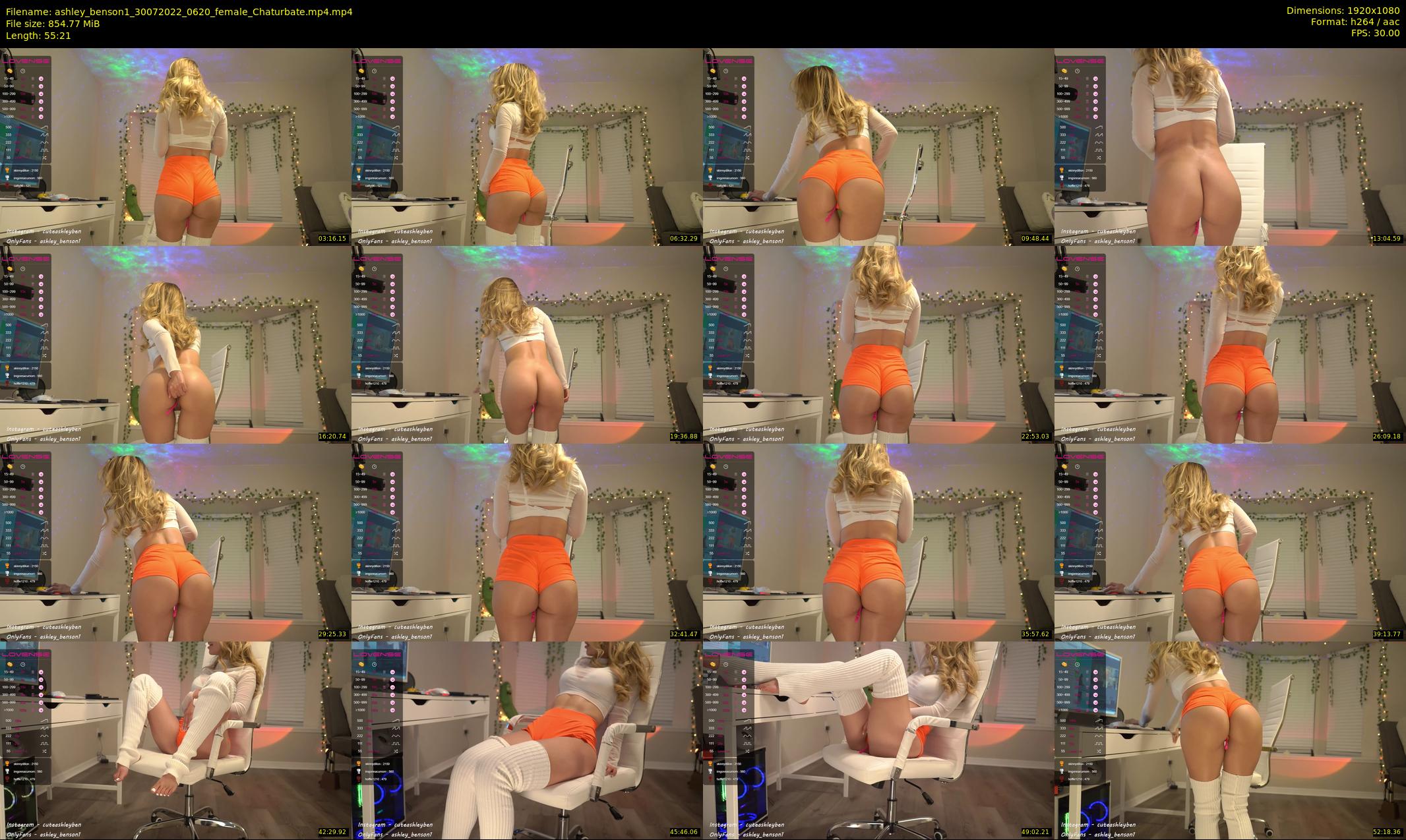ashley_benson1 — 56 minute Chaturbate female cam show recording, 1080p, Jul 30, 2022