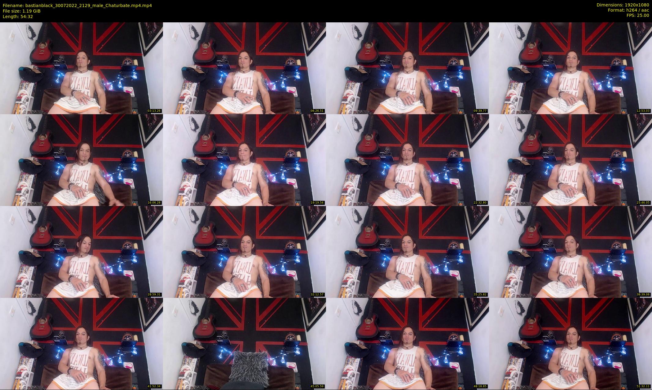 bastianblack — 55 minute Chaturbate male cam show recording, 1080p, Jul 30, 2022