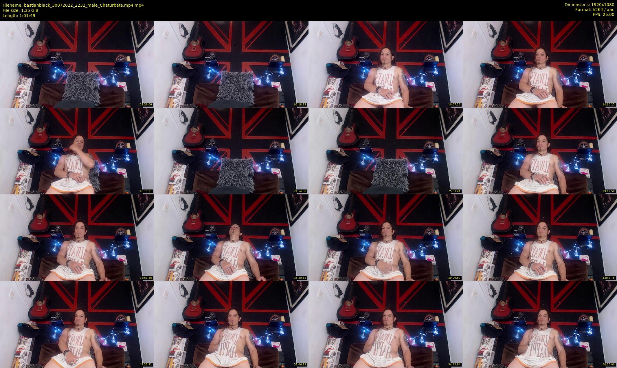 bastianblack — 62 minute Chaturbate male cam show recording, 1080p, Jul 30, 2022