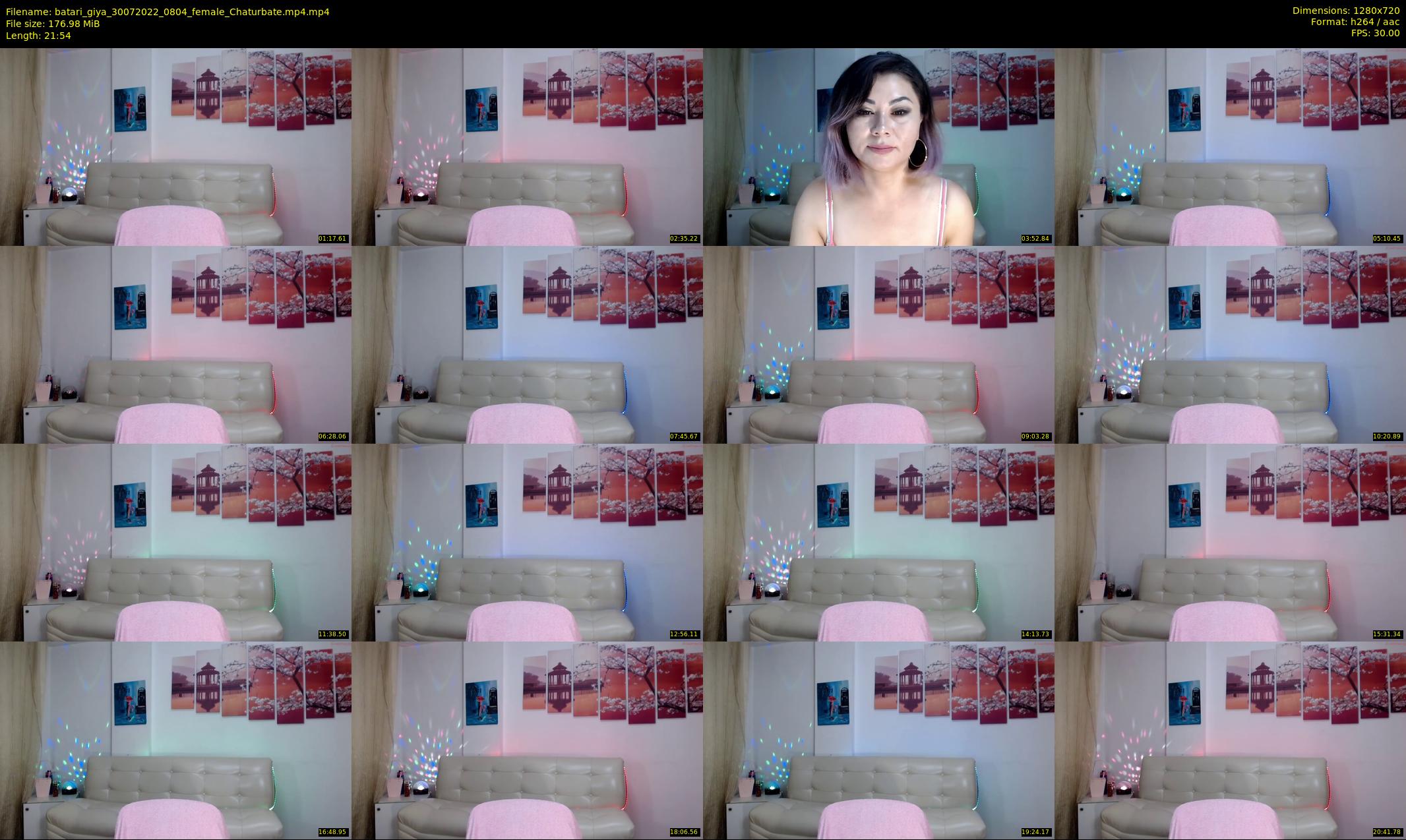 batari_giya — 22 minute Chaturbate female cam show recording, 720p, Jul 30, 2022