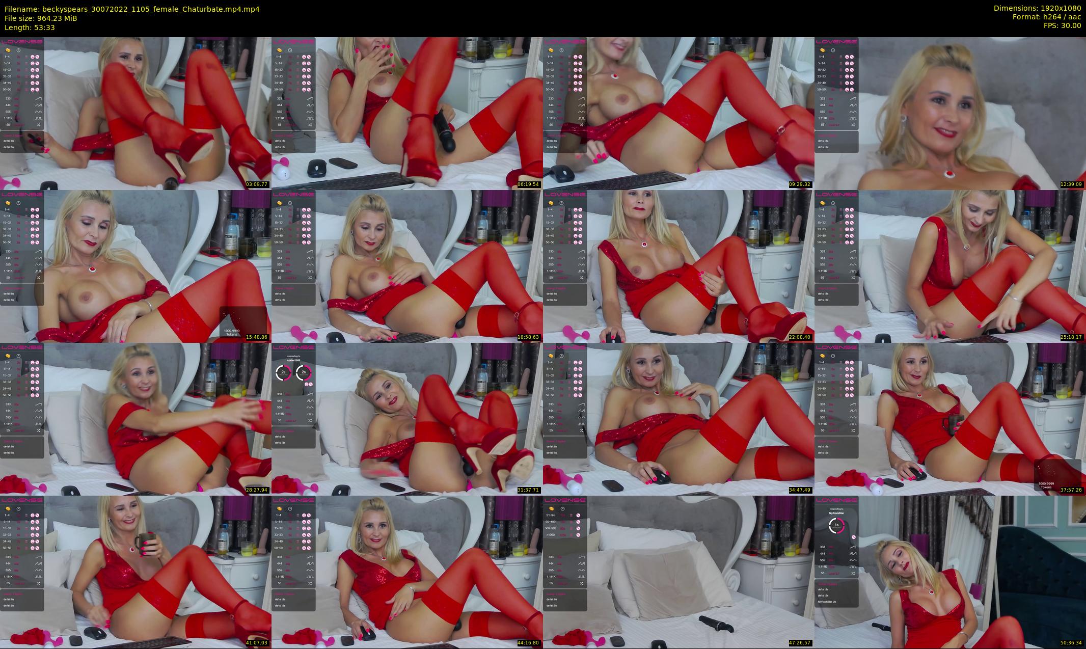 beckyspears — 54 minute Chaturbate female cam show recording, 1080p, Jul 30, 2022