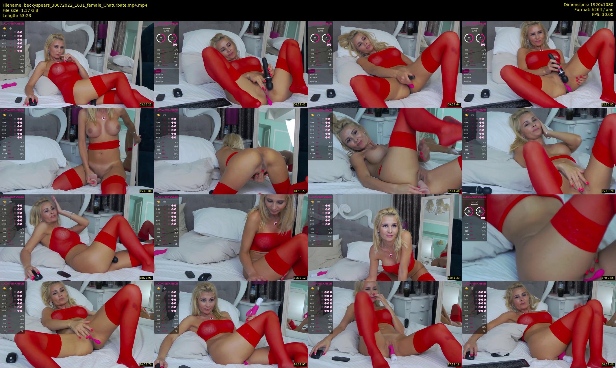 beckyspears — 54 minute Chaturbate female cam show recording, 1080p, Jul 30, 2022