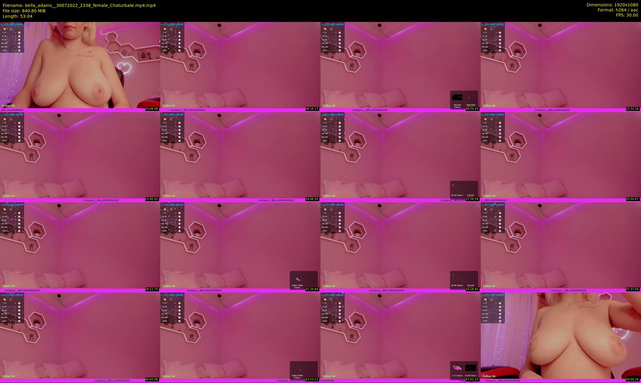 bella_adams_ — 54 minute Chaturbate female cam show recording, 1080p, Jul 30, 2022