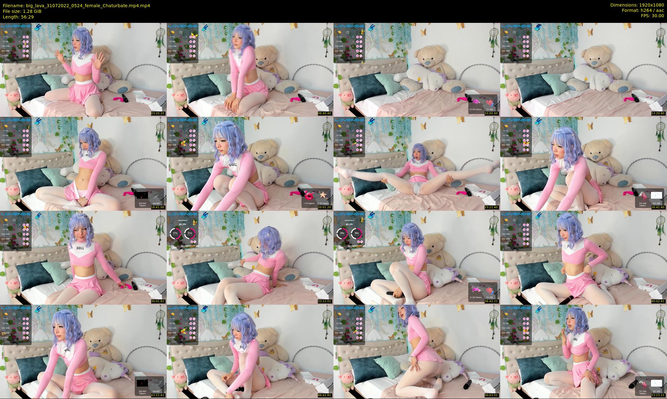 big_lava — 57 minute Chaturbate female cam show recording, 1080p, Jul 31, 2022