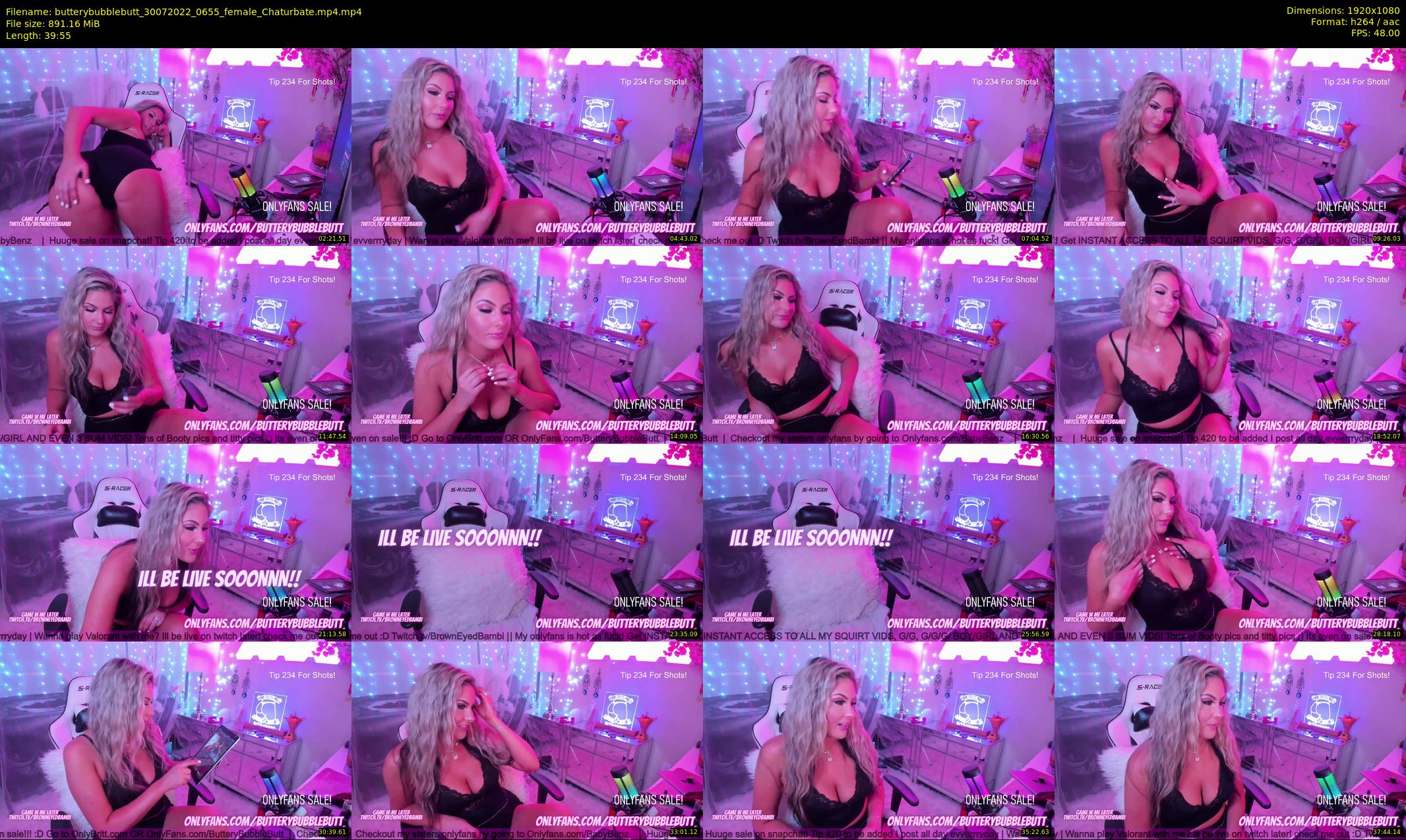 butterybubblebutt — 40 minute Chaturbate couple cam show recording, 1080p, Jul 30, 2022