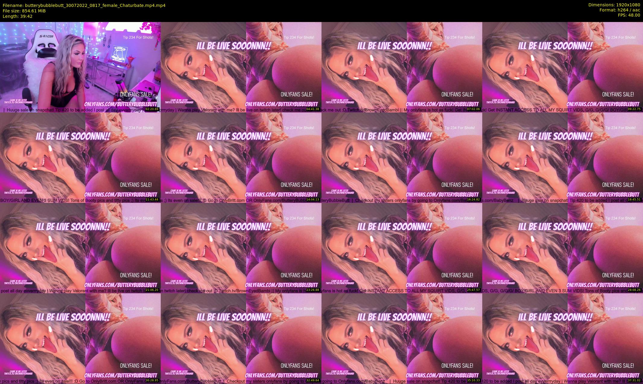 butterybubblebutt — 40 minute Chaturbate couple cam show recording, 1080p, Jul 30, 2022
