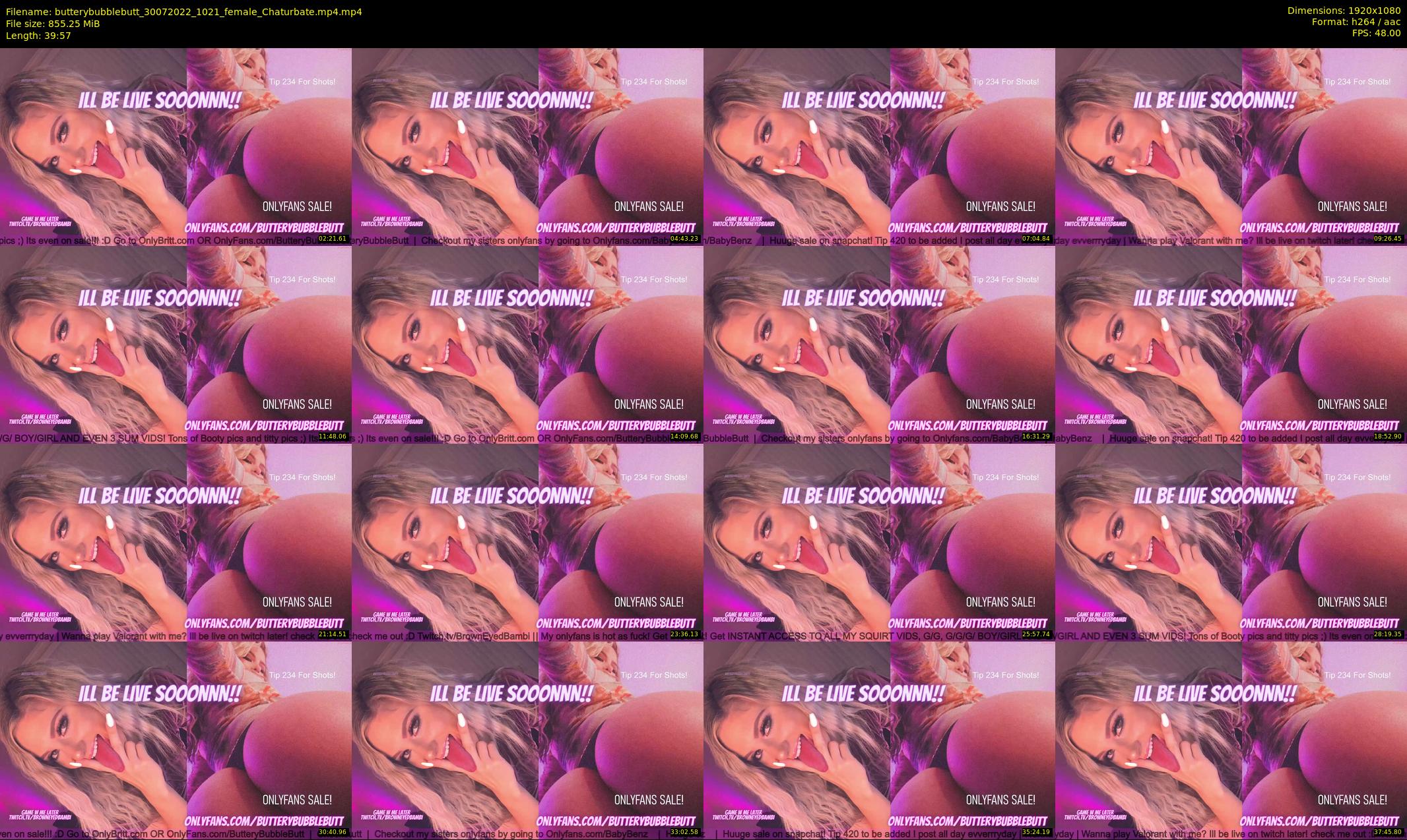 butterybubblebutt — 40 minute Chaturbate couple cam show recording, 1080p, Jul 30, 2022