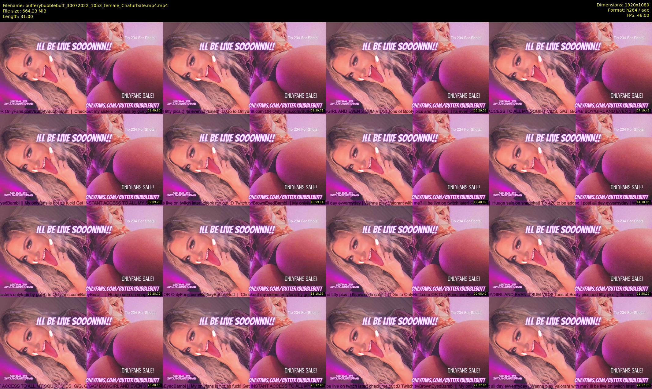 butterybubblebutt — 31 minute Chaturbate couple cam show recording, 1080p, Jul 30, 2022