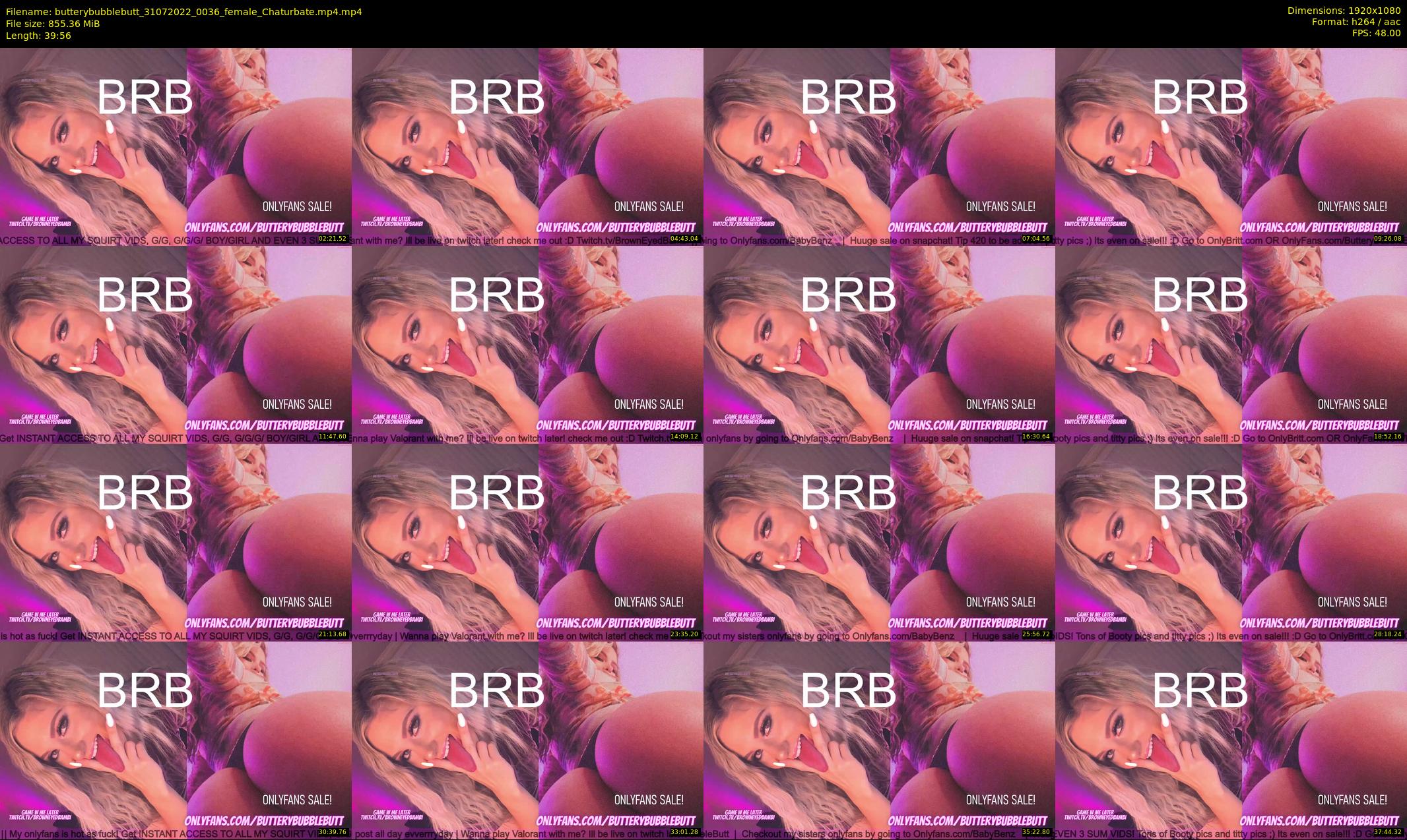 butterybubblebutt — 40 minute Chaturbate couple cam show recording, 1080p, Jul 31, 2022