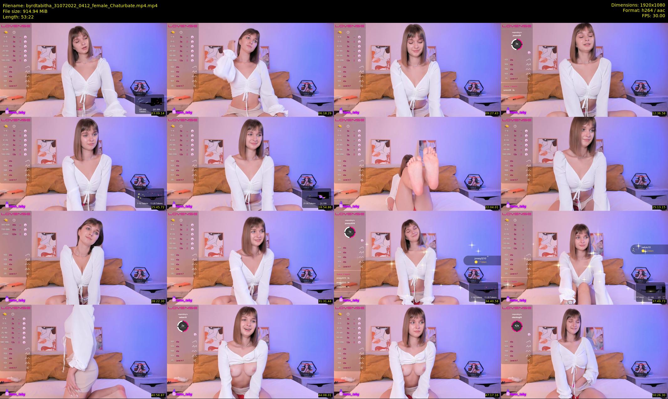 byrdtabitha — 54 minute Chaturbate female cam show recording, 1080p, Jul 31, 2022