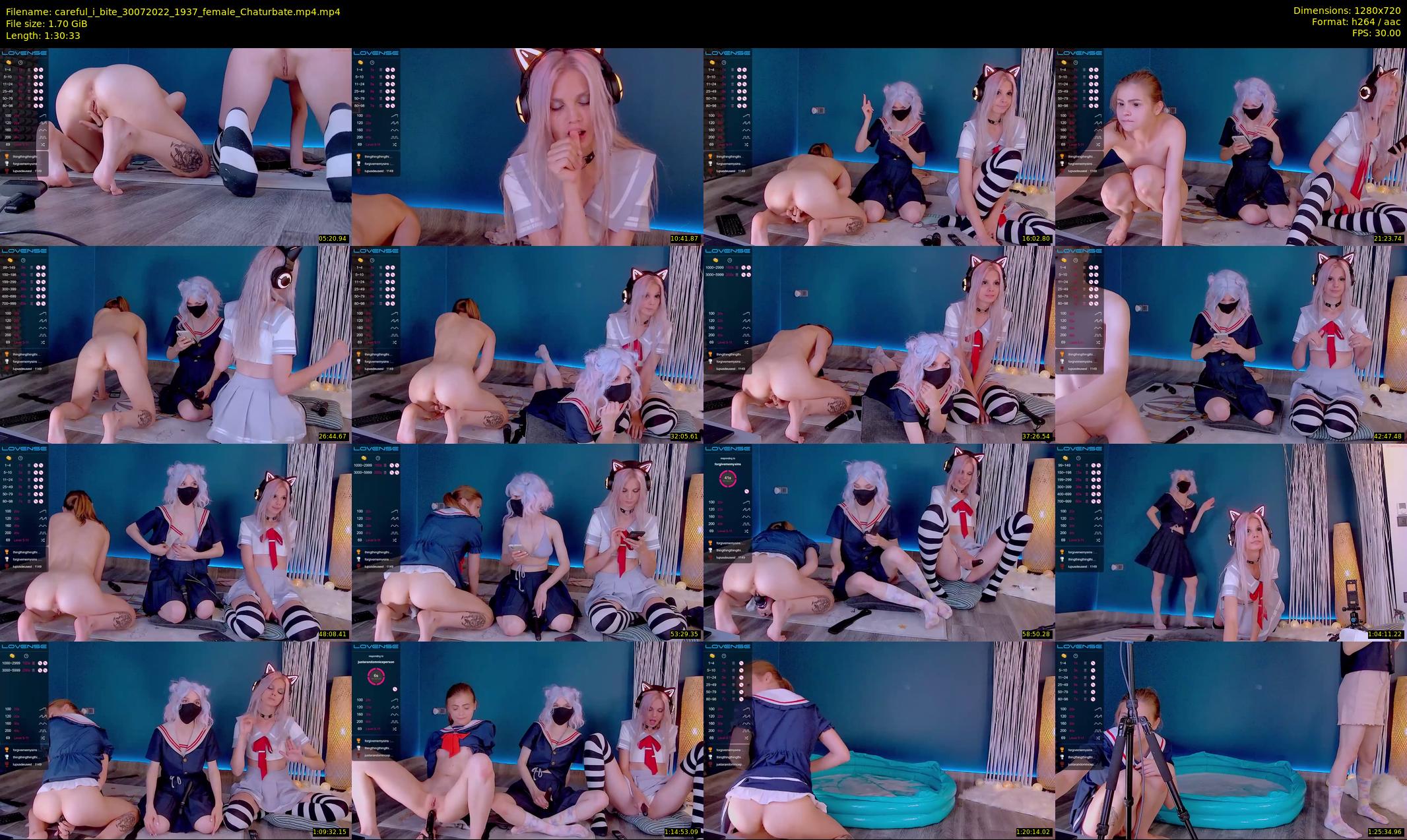 careful_i_bite — 91 minute Chaturbate female cam show recording, 720p, Jul 30, 2022