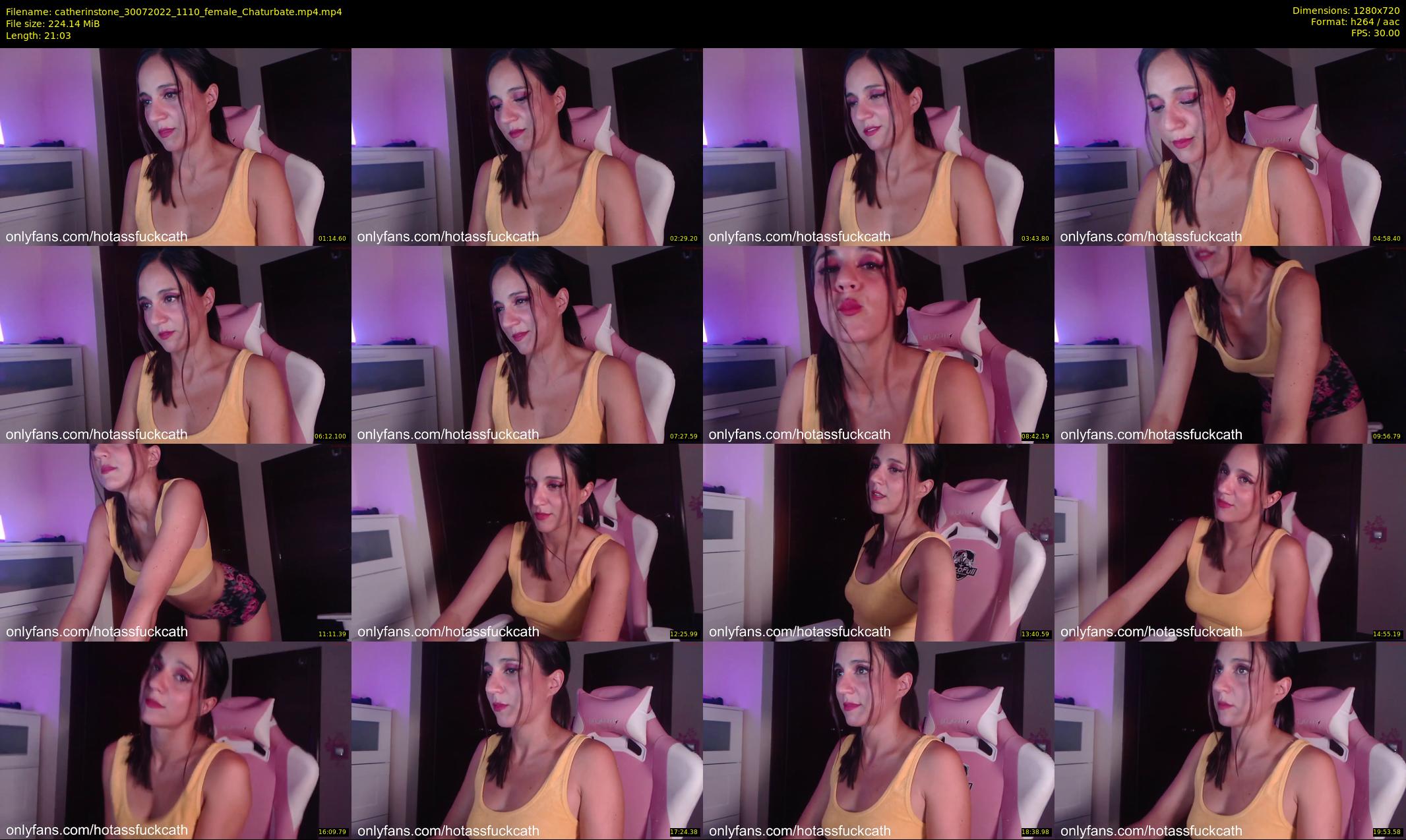 catherinstone — 22 minute Chaturbate female cam show recording, 720p, Jul 30, 2022