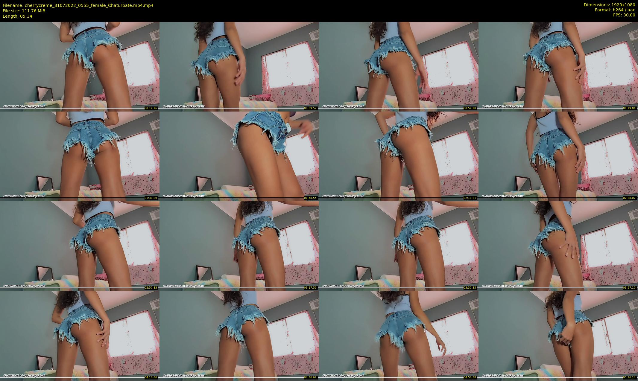 cherrycreme — 6 minute Chaturbate female cam show recording, 1080p, Jul 31, 2022