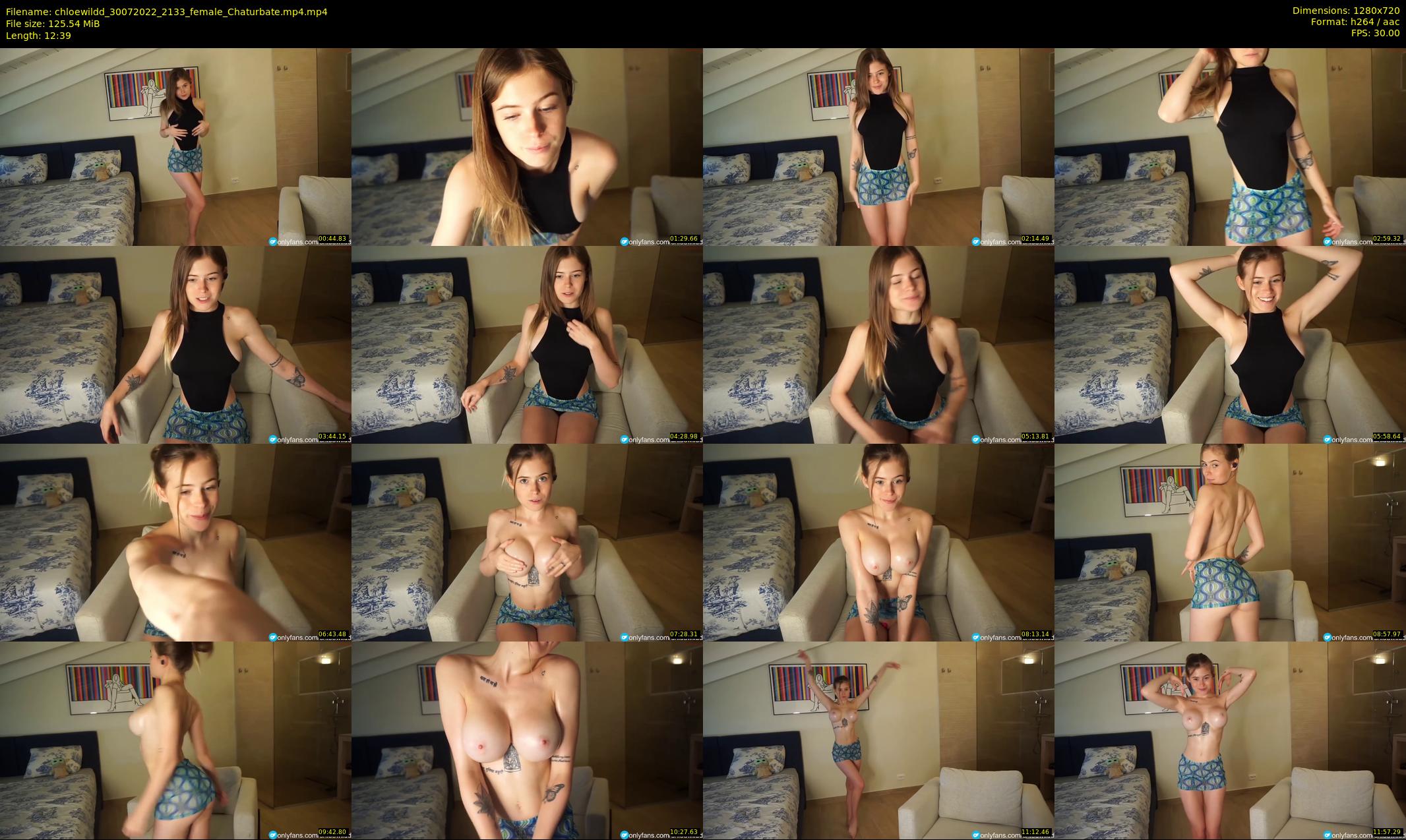 chloewildd — 13 minute Chaturbate female cam show recording, 720p, Jul 30, 2022