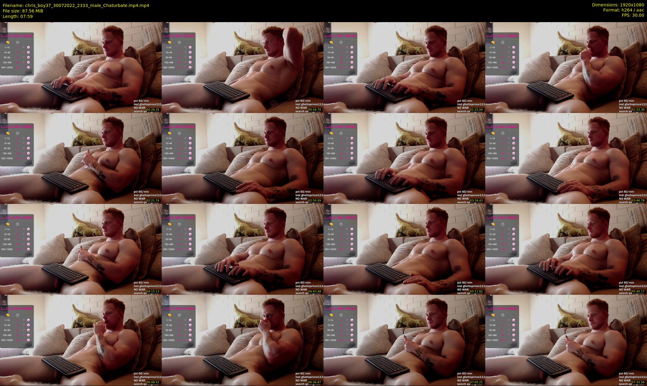 chris_boy37 — 8 minute Chaturbate male cam show recording, 1080p, Jul 30, 2022