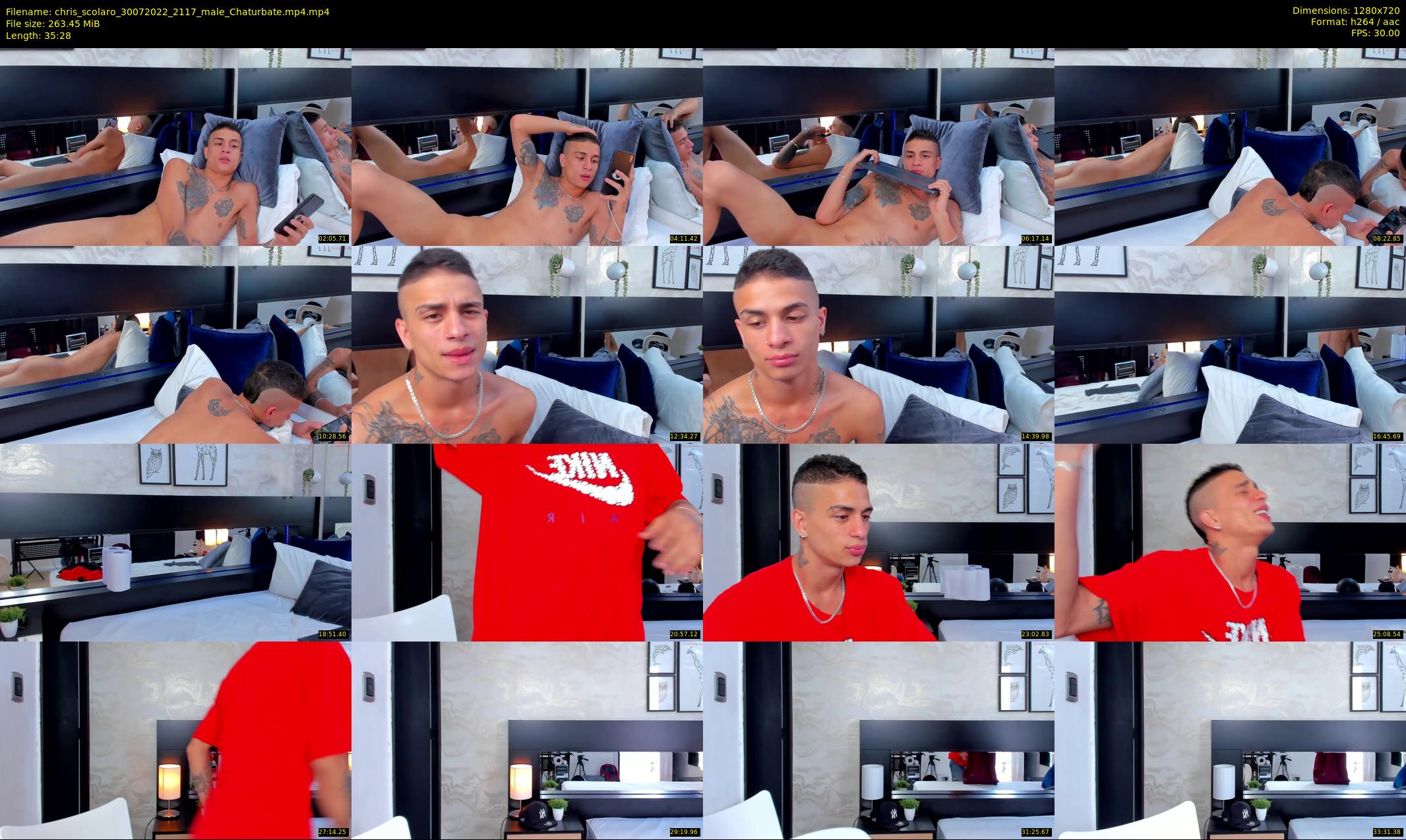 chris_scolaro — 36 minute Chaturbate male cam show recording, 720p, Jul 30, 2022