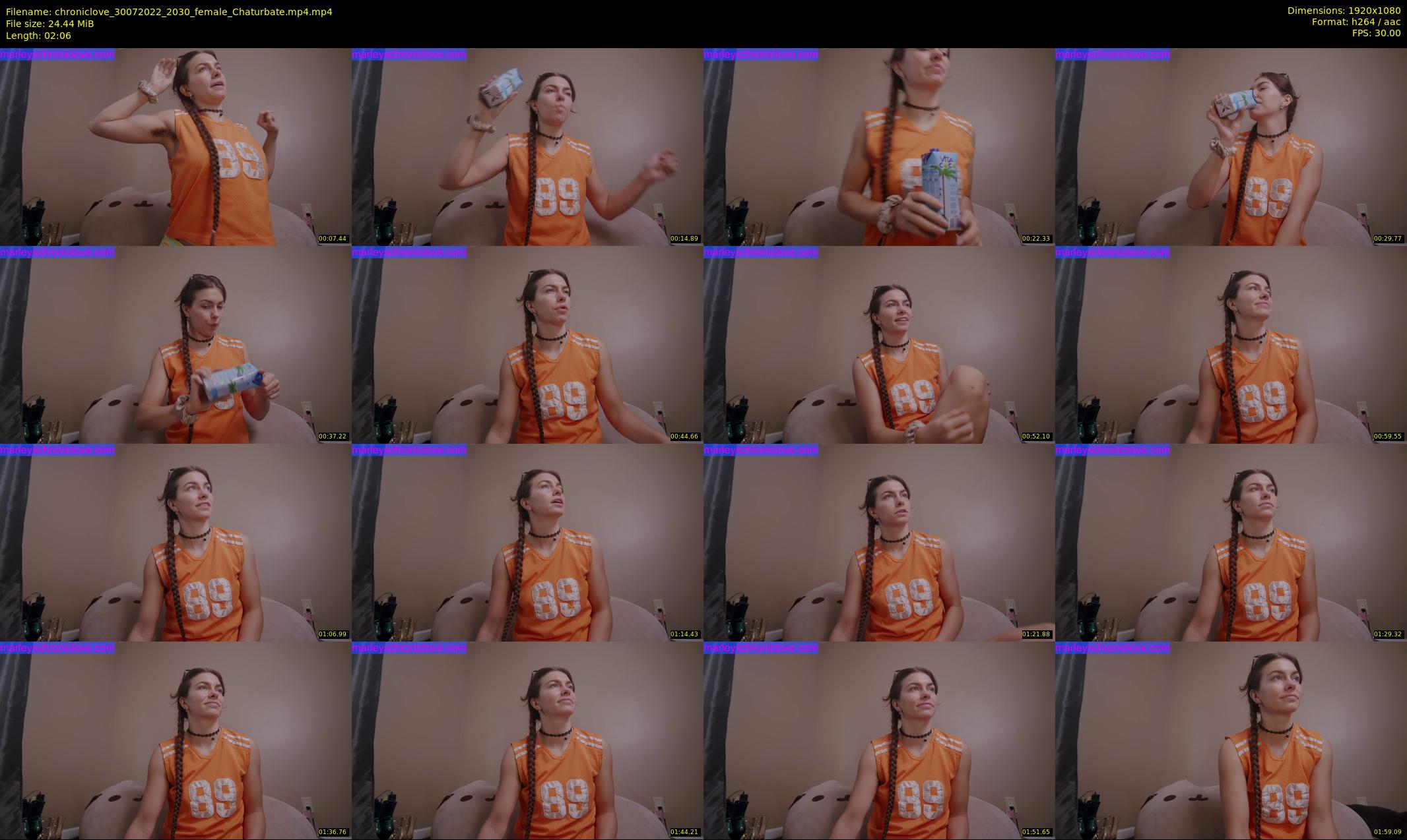 chroniclove — 3 minute Chaturbate female cam show recording, 1080p, Jul 30, 2022