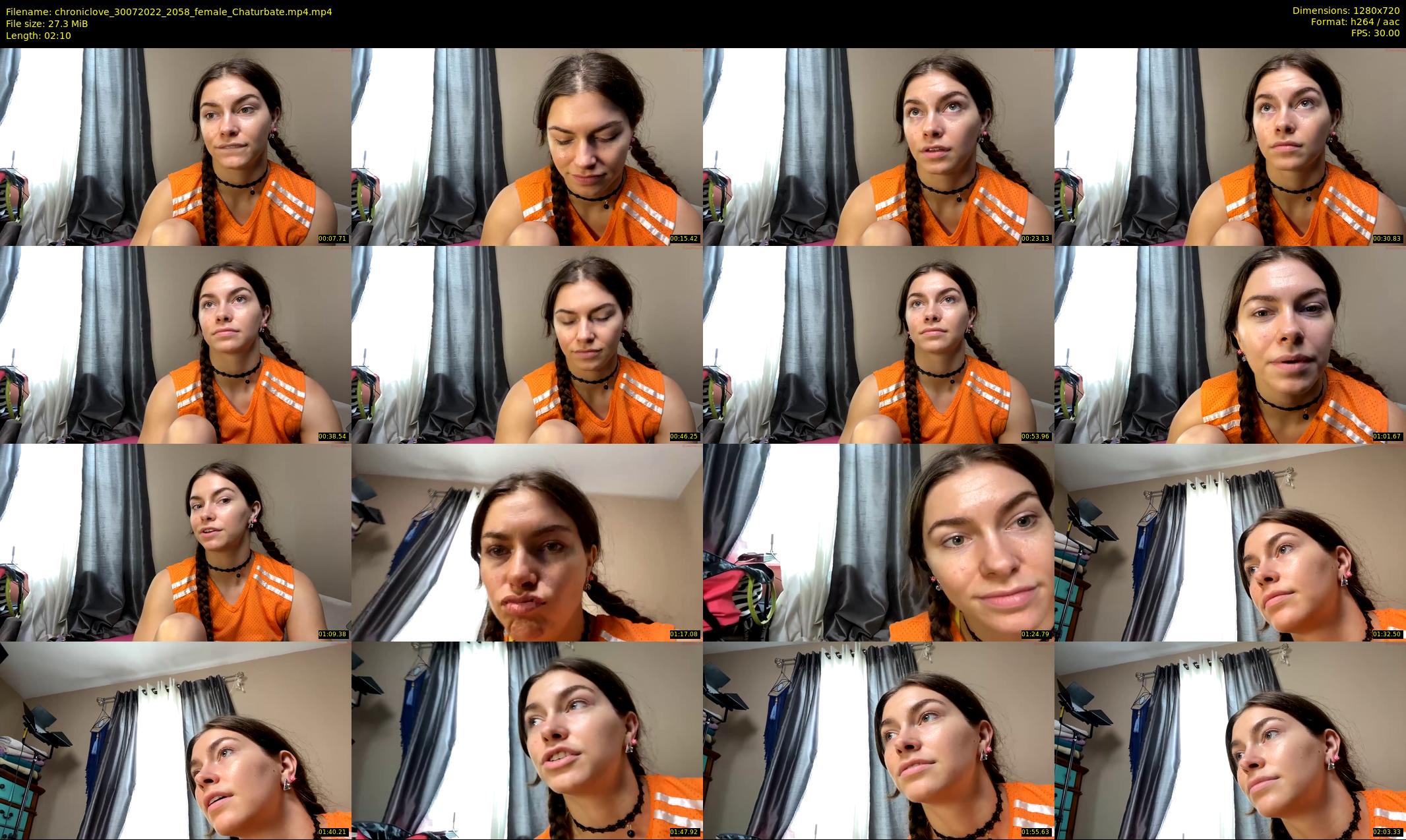 chroniclove — 3 minute Chaturbate female cam show recording, 720p, Jul 30, 2022