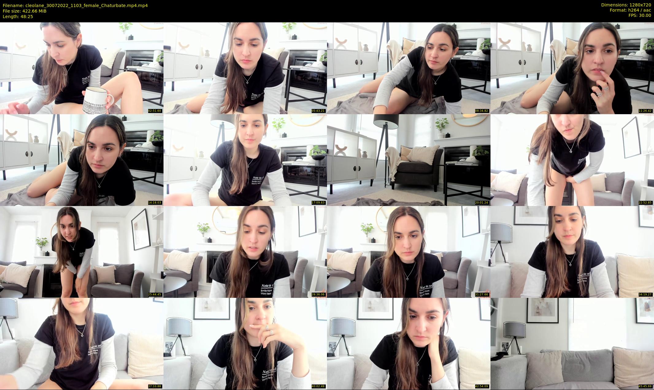 cleolane — 49 minute Chaturbate female cam show recording, 720p, Jul 30, 2022