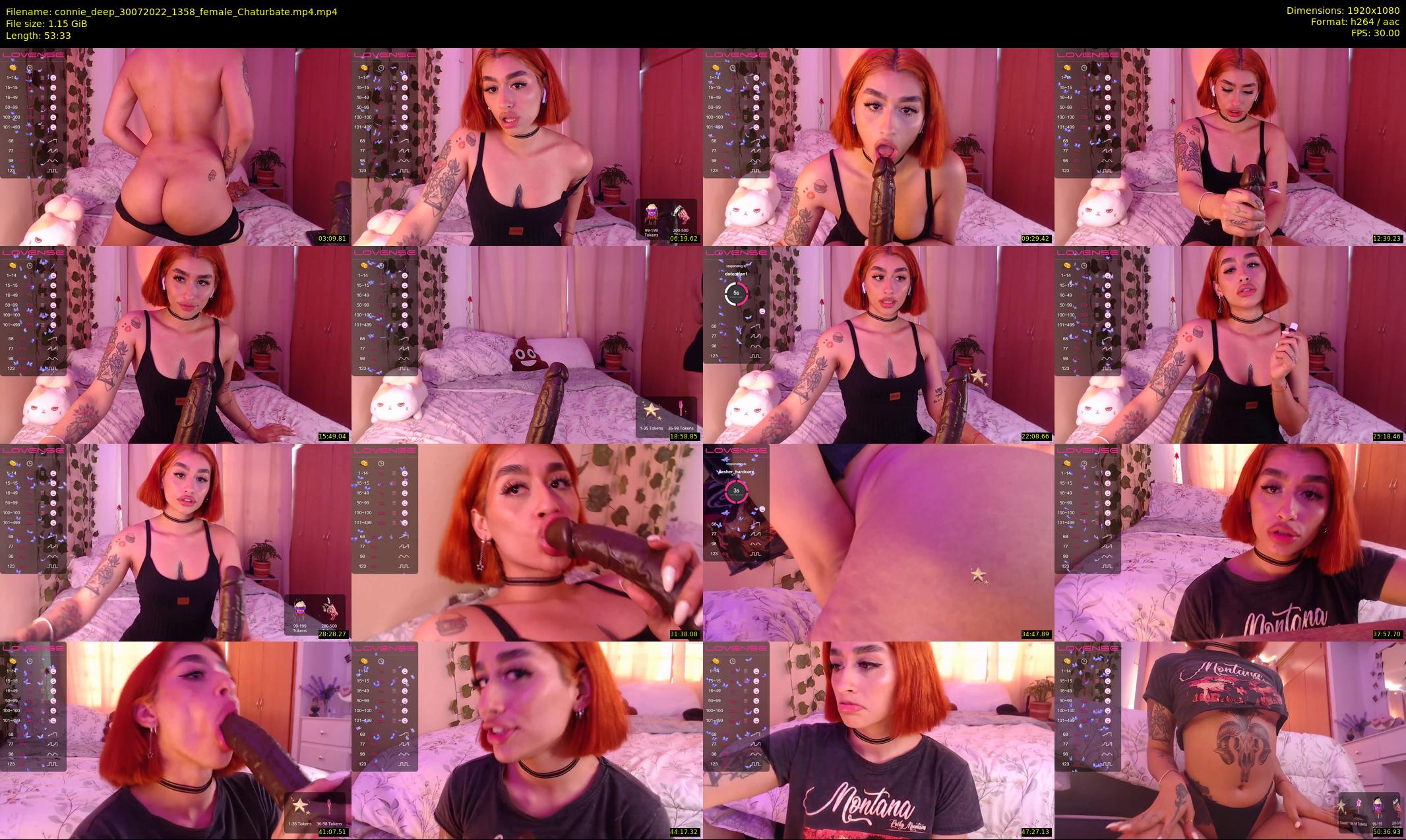 connie_deep — 54 minute Chaturbate female cam show recording, 1080p, Jul 30, 2022