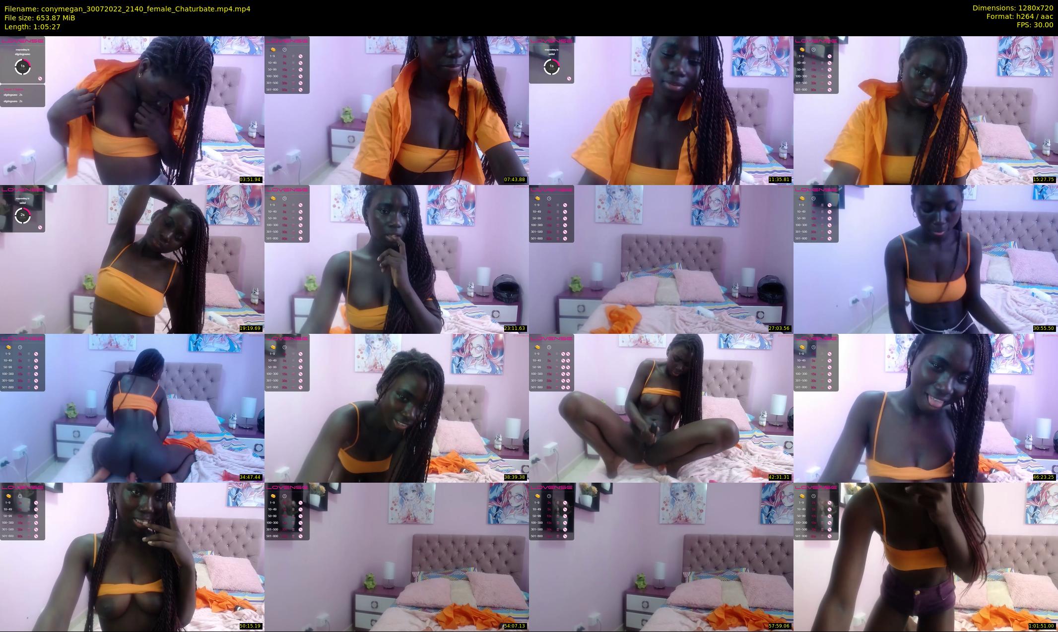 conymegan — 66 minute Chaturbate female cam show recording, 720p, Jul 30, 2022