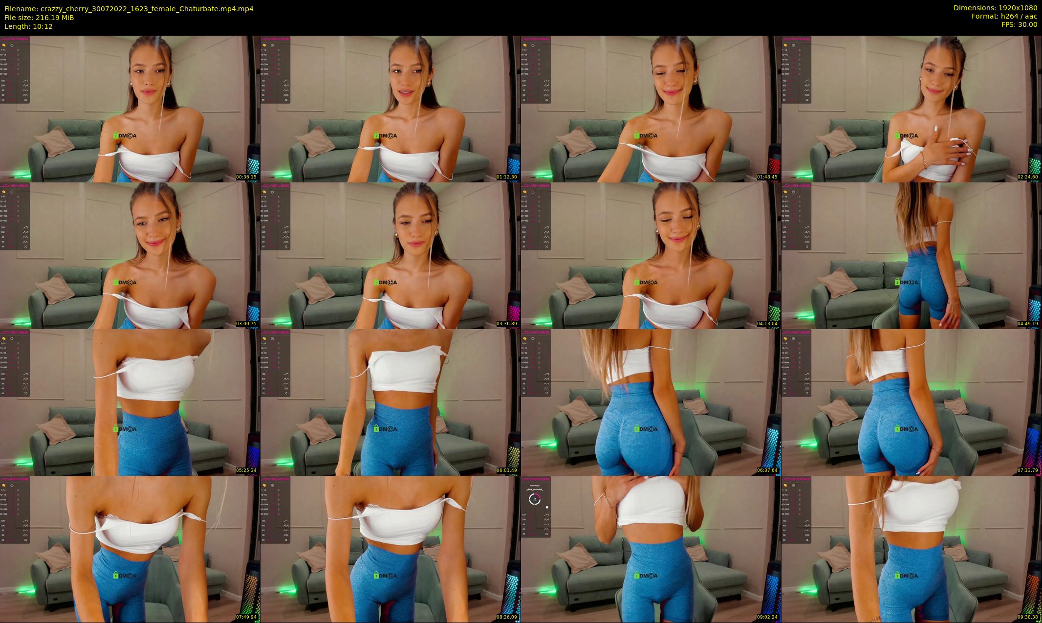 crazzy_cherry — 11 minute Chaturbate female cam show recording, 1080p, Jul 30, 2022