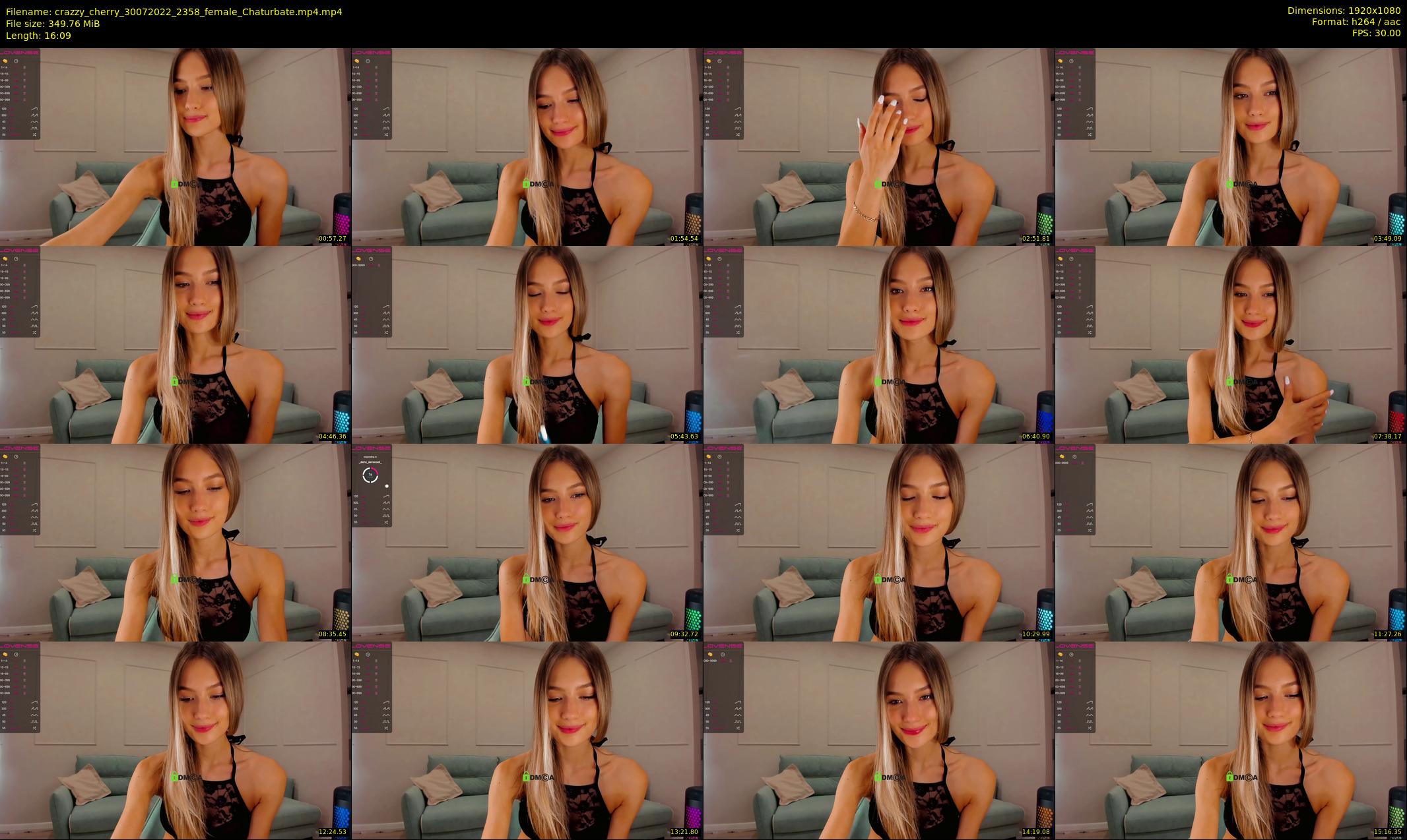 crazzy_cherry — 17 minute Chaturbate female cam show recording, 1080p, Jul 30, 2022