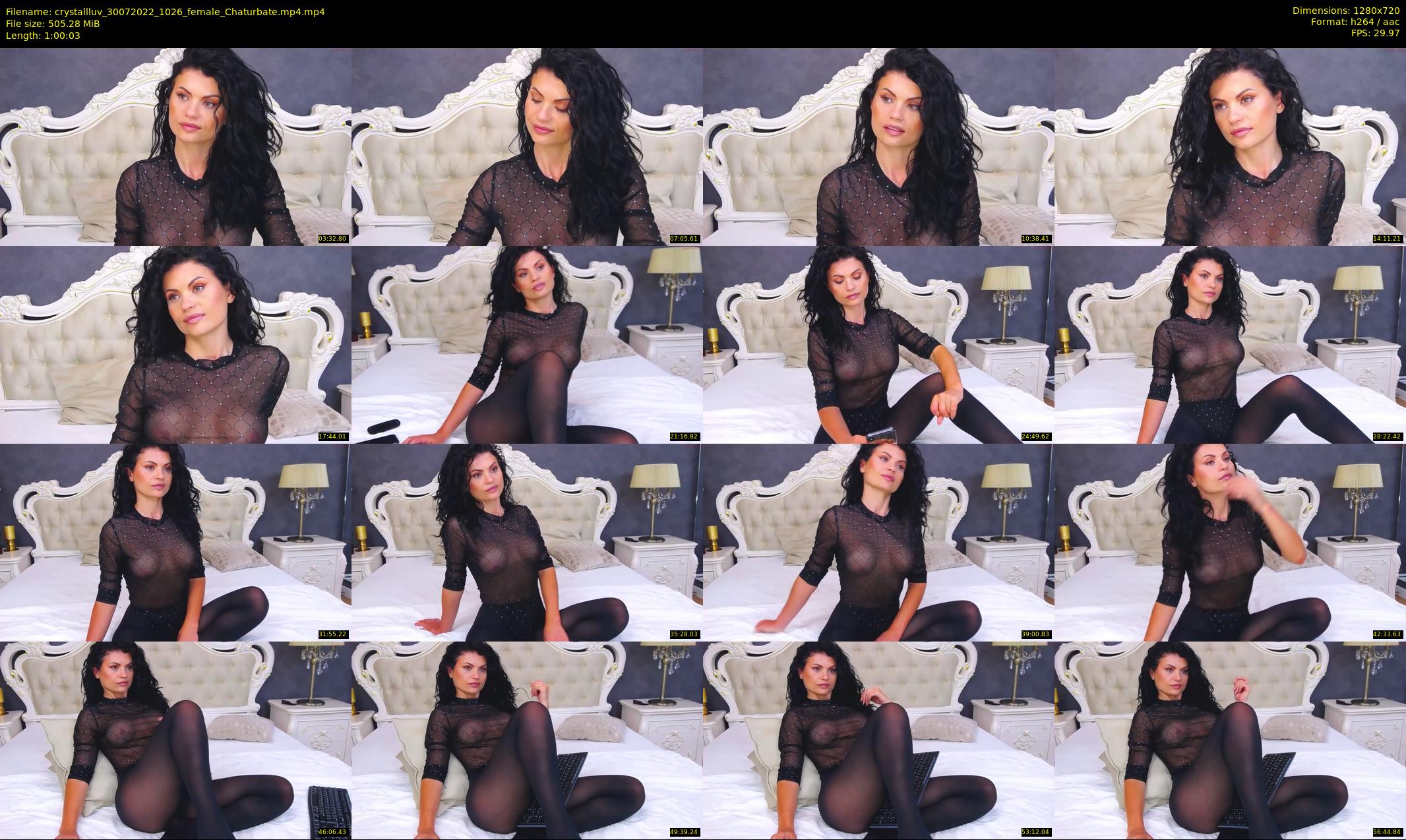 crystallluv — 61 minute Chaturbate female cam show recording, 720p, Jul 30, 2022