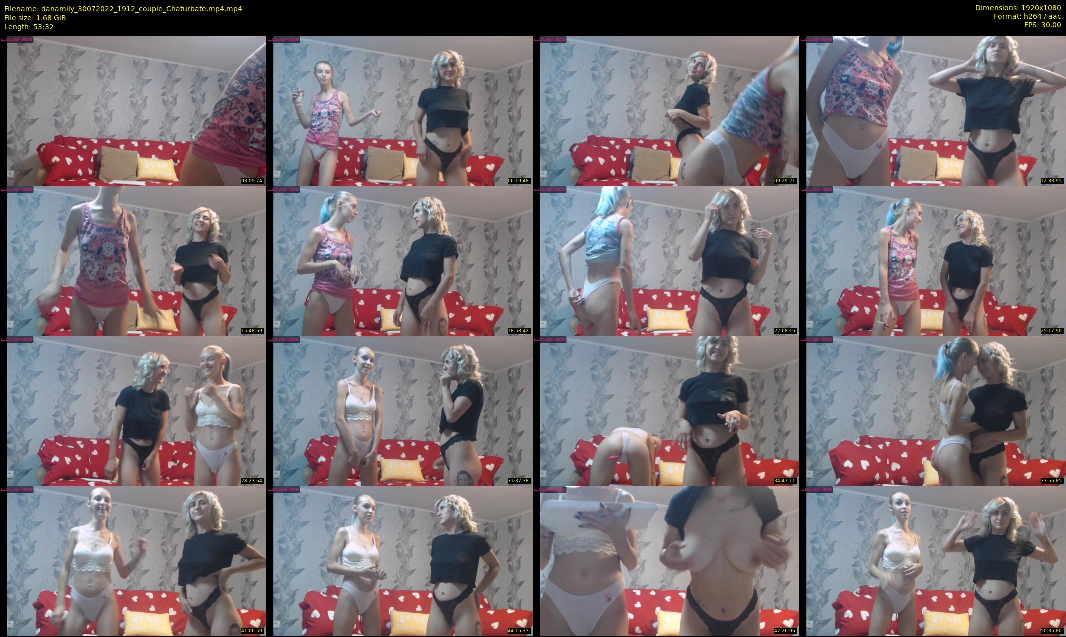 danamily — 54 minute Chaturbate female cam show recording, 1080p, Jul 30, 2022