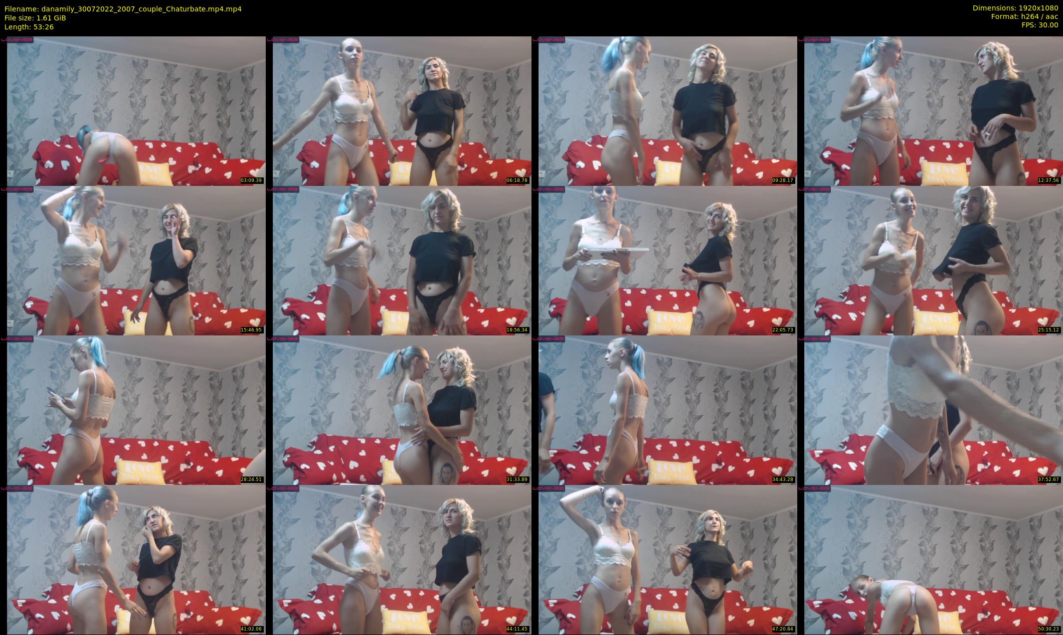 danamily — 54 minute Chaturbate female cam show recording, 1080p, Jul 30, 2022