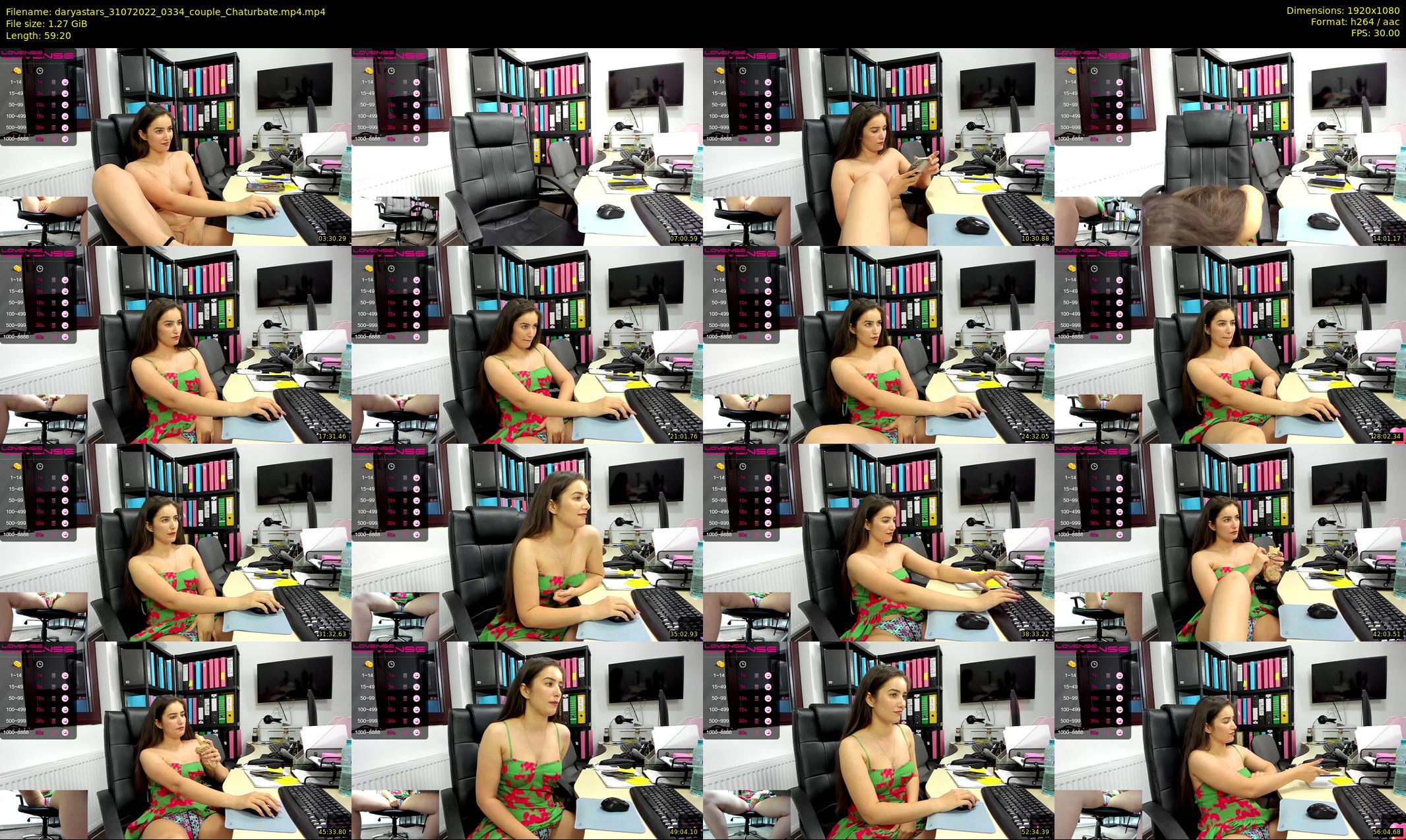 daryastars — 60 minute Chaturbate couple cam show recording, 1080p, Jul 31, 2022