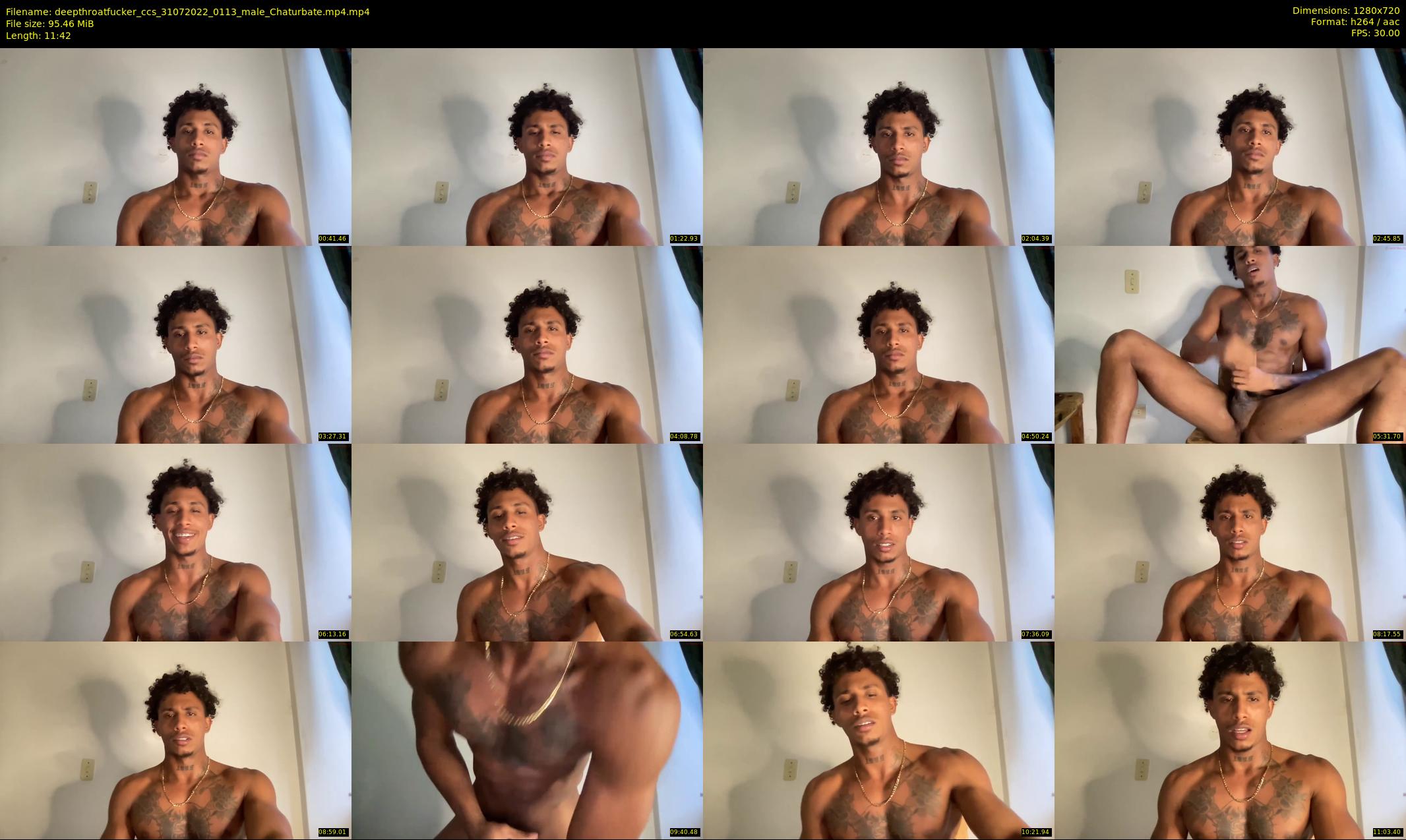 deepthroatfucker_ccs — 12 minute Chaturbate male cam show recording, 720p, Jul 31, 2022