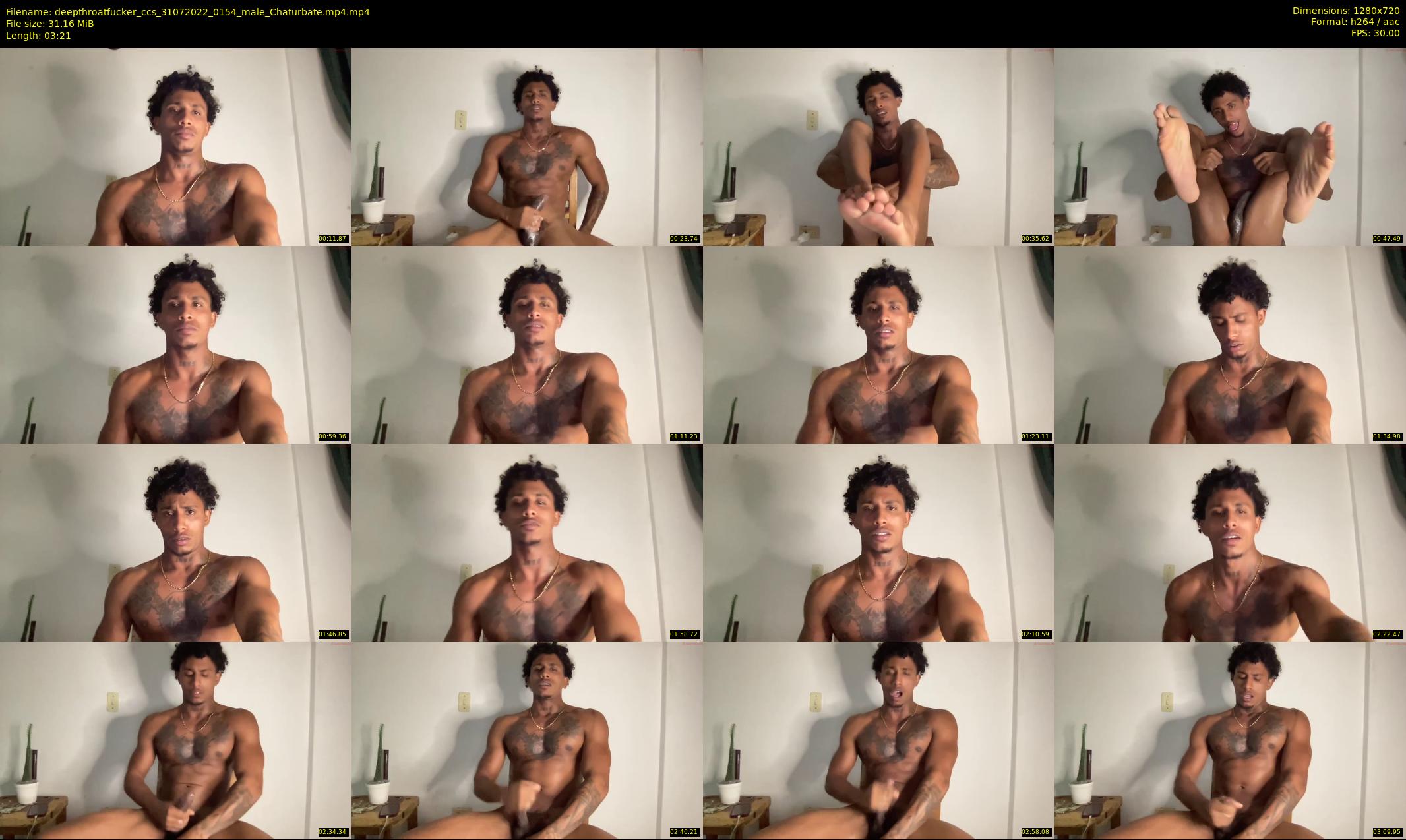 deepthroatfucker_ccs — 4 minute Chaturbate male cam show recording, 720p, Jul 31, 2022