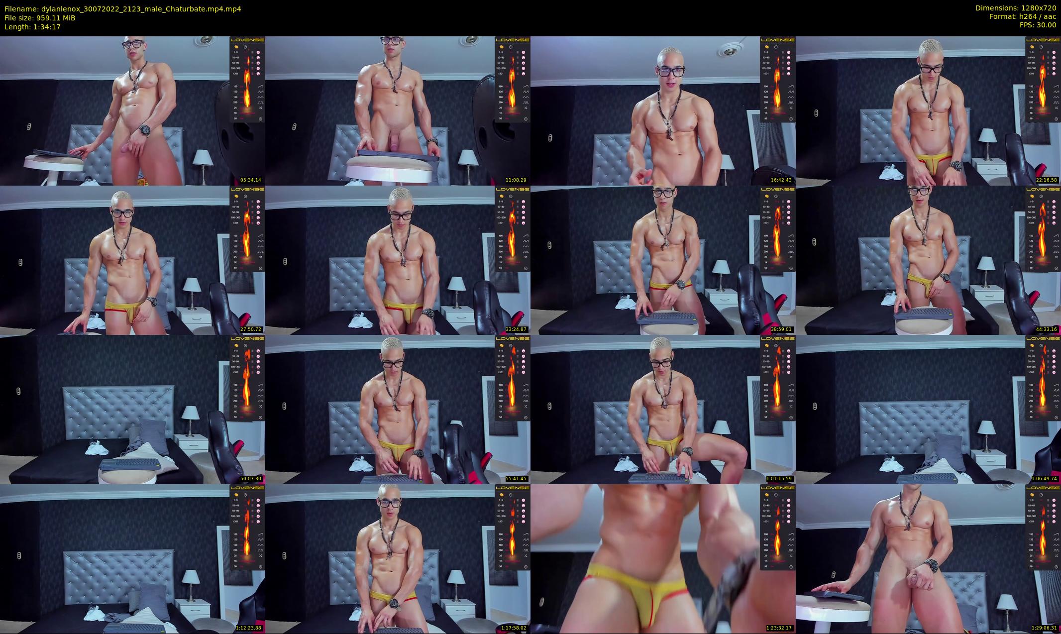 dylanlenox — 95 minute Chaturbate male cam show recording, 720p, Jul 30, 2022