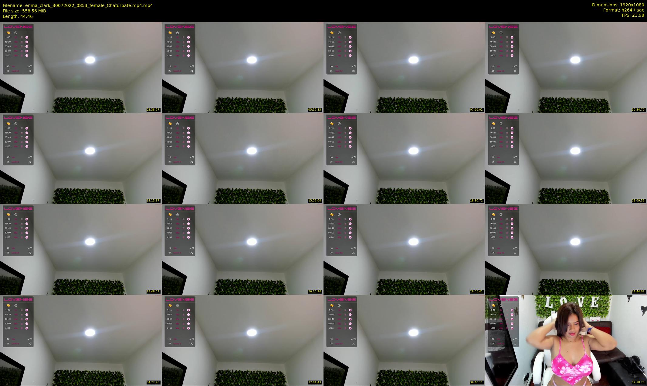 enma_clark — 45 minute Chaturbate female cam show recording, 1080p, Jul 30, 2022