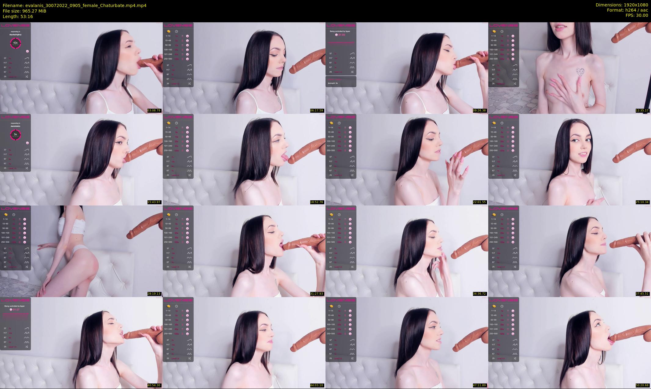 evalanis — 54 minute Chaturbate couple cam show recording, 1080p, Jul 30, 2022
