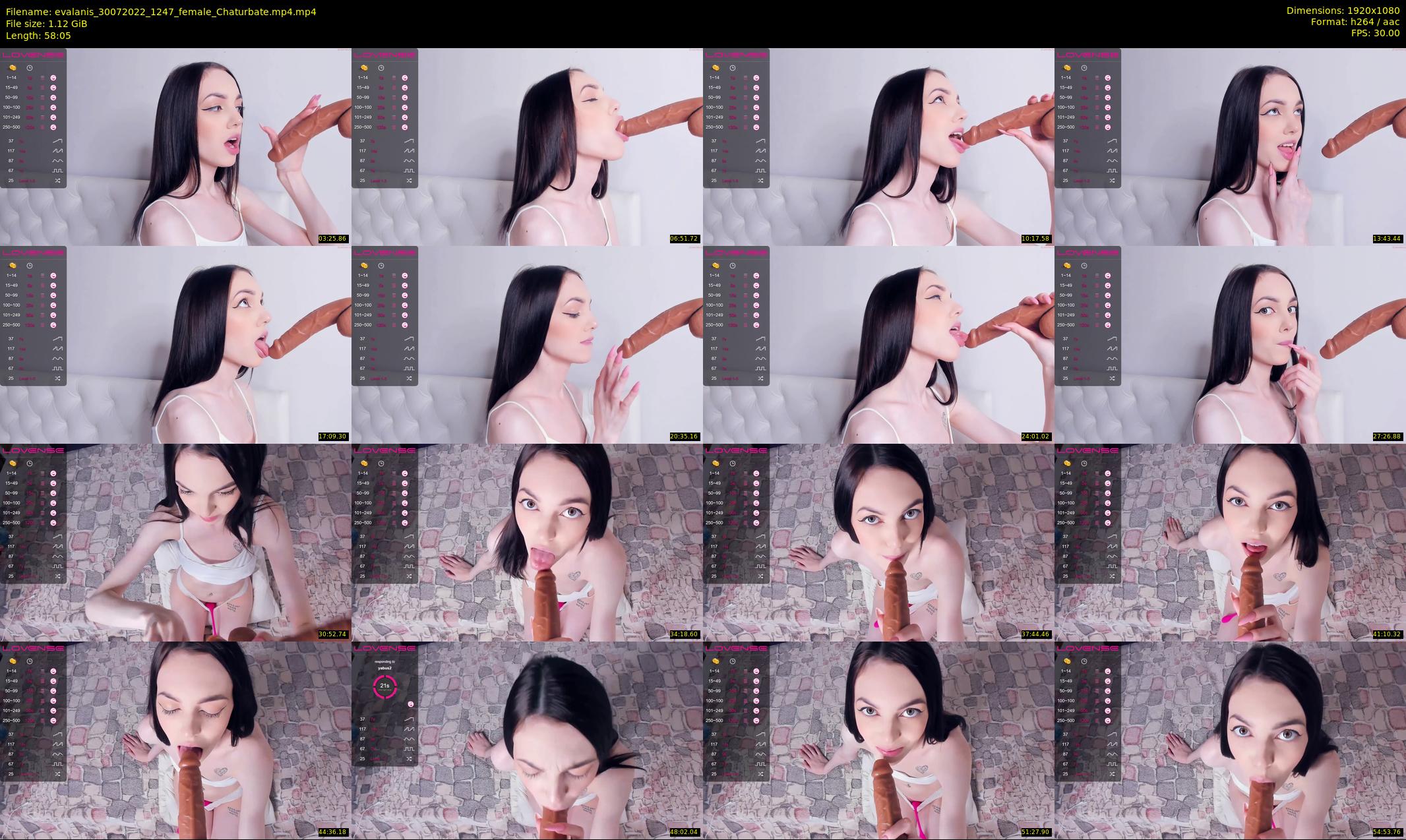 evalanis — 59 minute Chaturbate couple cam show recording, 1080p, Jul 30, 2022