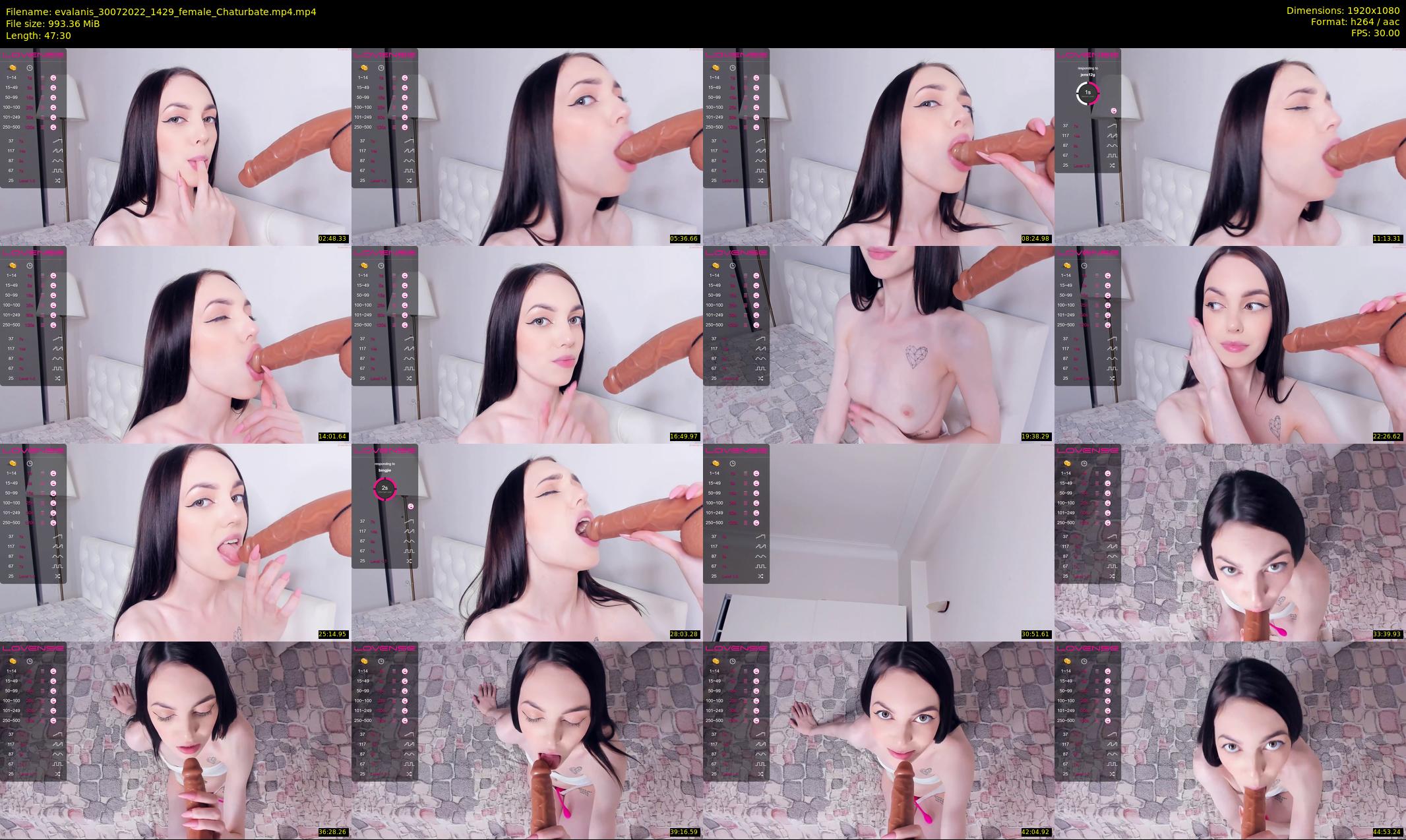 evalanis — 48 minute Chaturbate couple cam show recording, 1080p, Jul 30, 2022