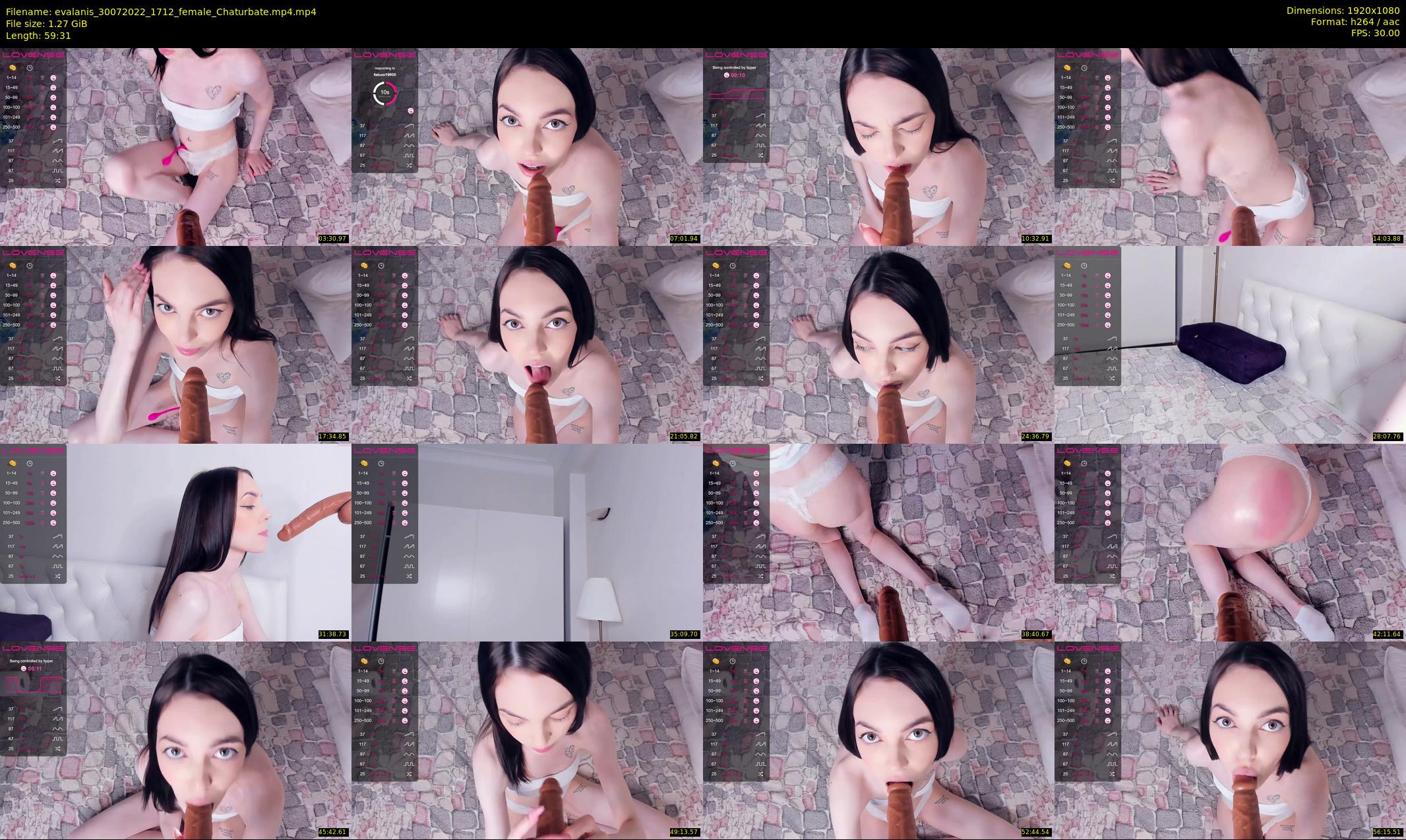 evalanis — 60 minute Chaturbate couple cam show recording, 1080p, Jul 30, 2022
