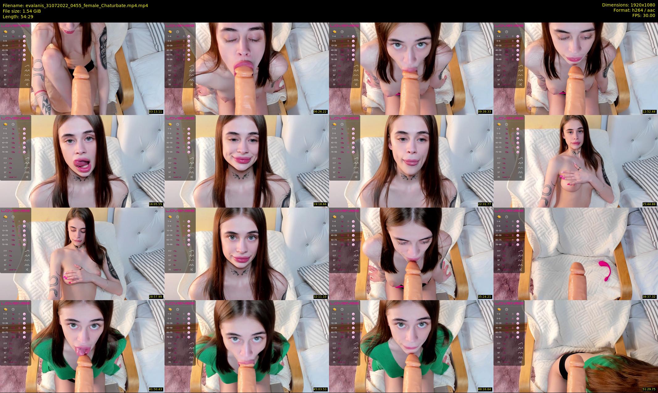 evalanis — 55 minute Chaturbate couple cam show recording, 1080p, Jul 31, 2022